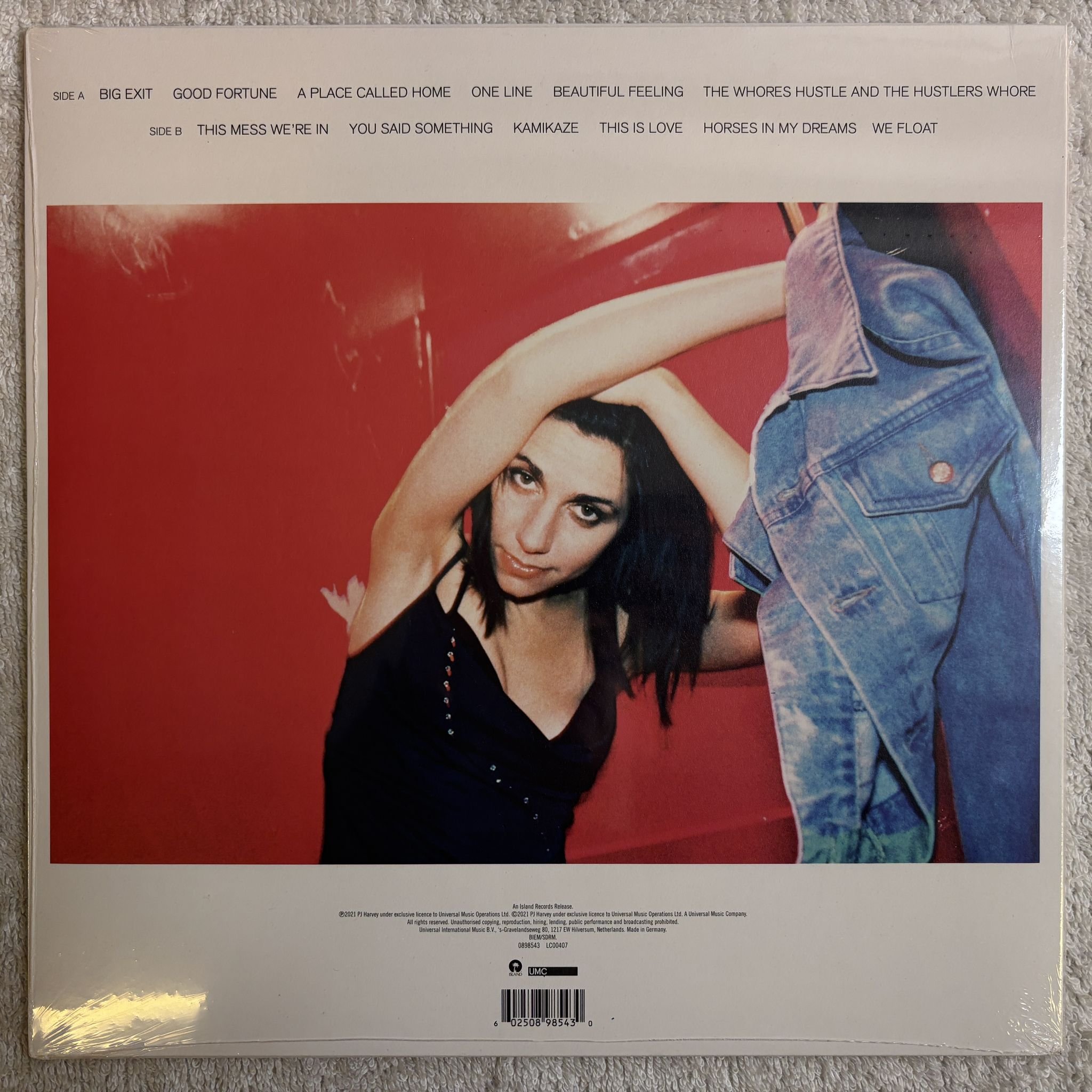 Omslagsbild för skivan PJ HARVEY Stories From The City.. LP- 2021 Island Records 0898543