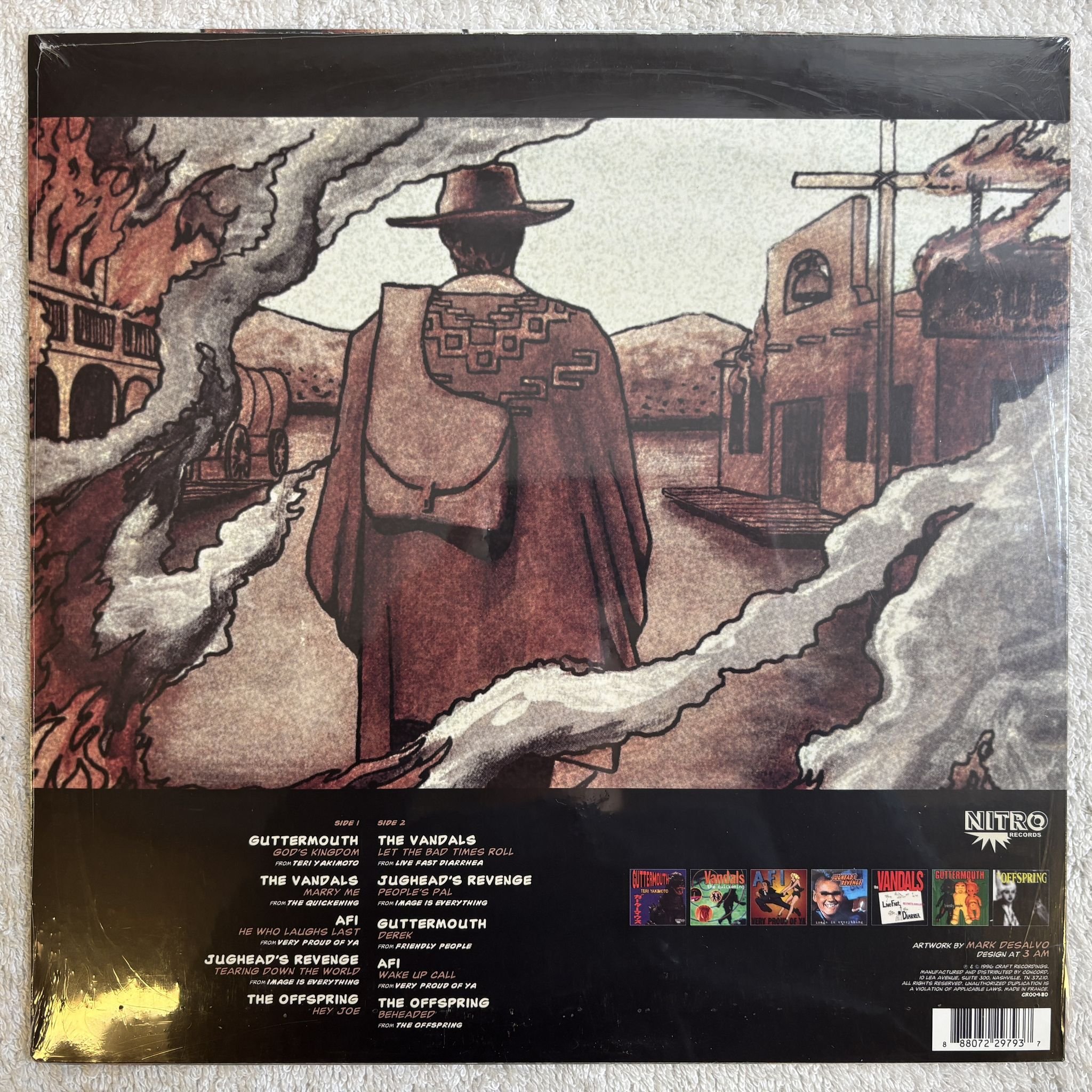 Omslagsbild för skivan VARIOUS Go Ahead Punk...Make My Day LP- 2022 Craft Recordings CR00480