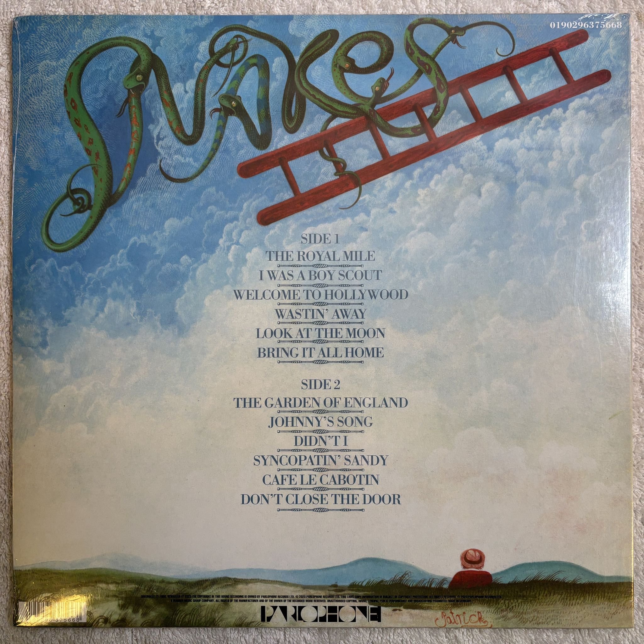 Omslagsbild för skivan GERRY RAFFERTY Snakes And Ladders LP- 2023 Parlophone 0190296375668