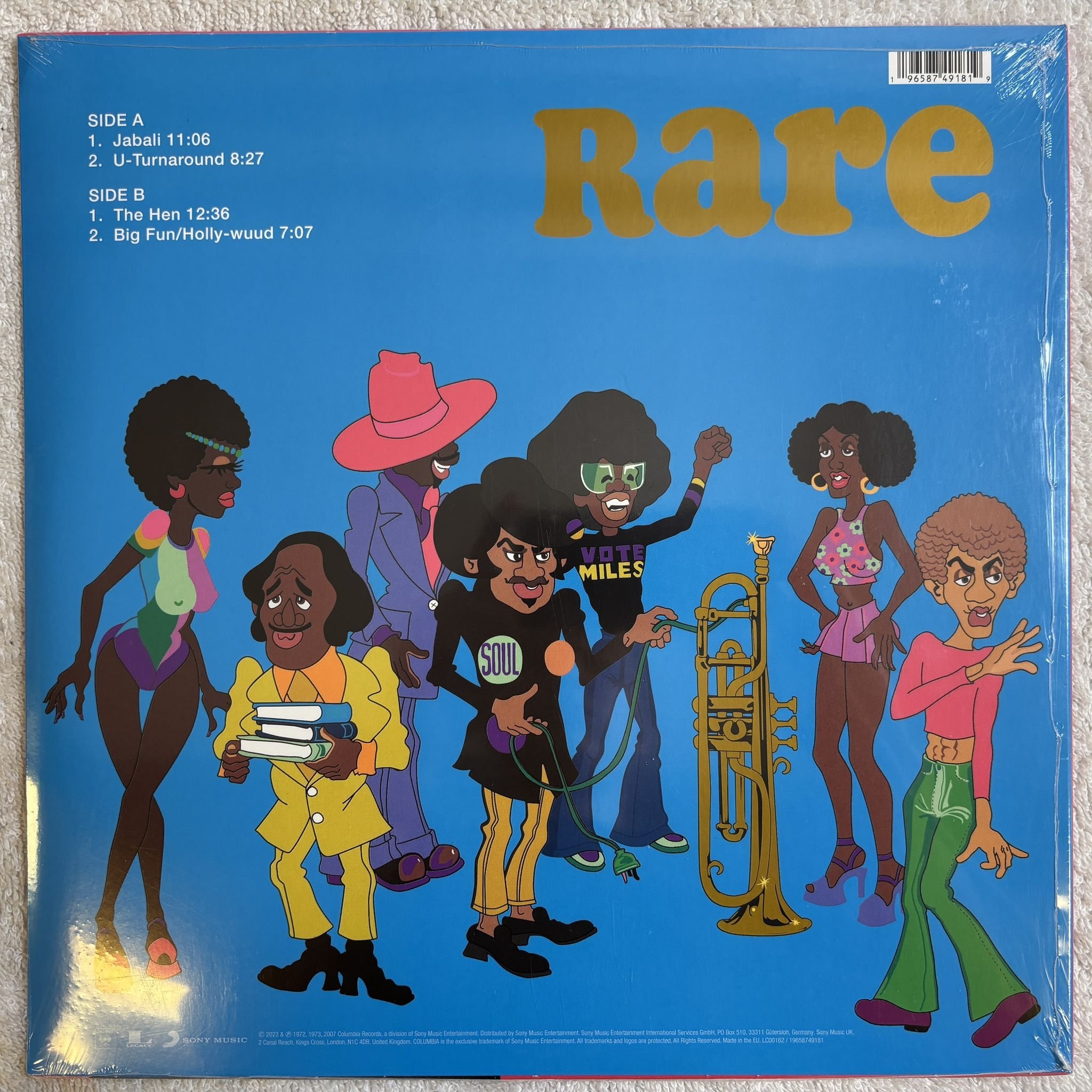 Omslagsbild för skivan MILES DAVIS Turnaround: Rare Miles... LP- 2023 Columbia 19658749181