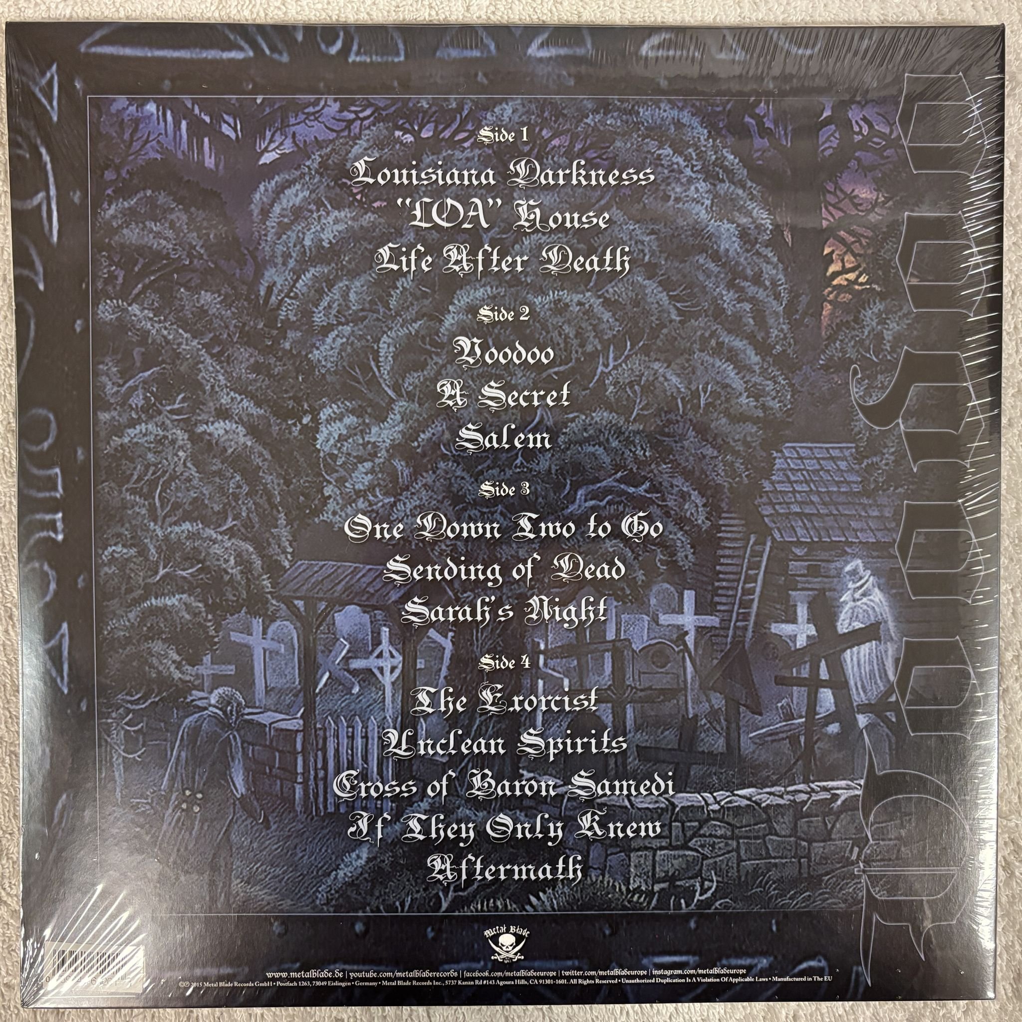 Omslagsbild för skivan KING DIAMOND Voodoo 2xLP- 2015 Metal Blade Records 3984-15406-1