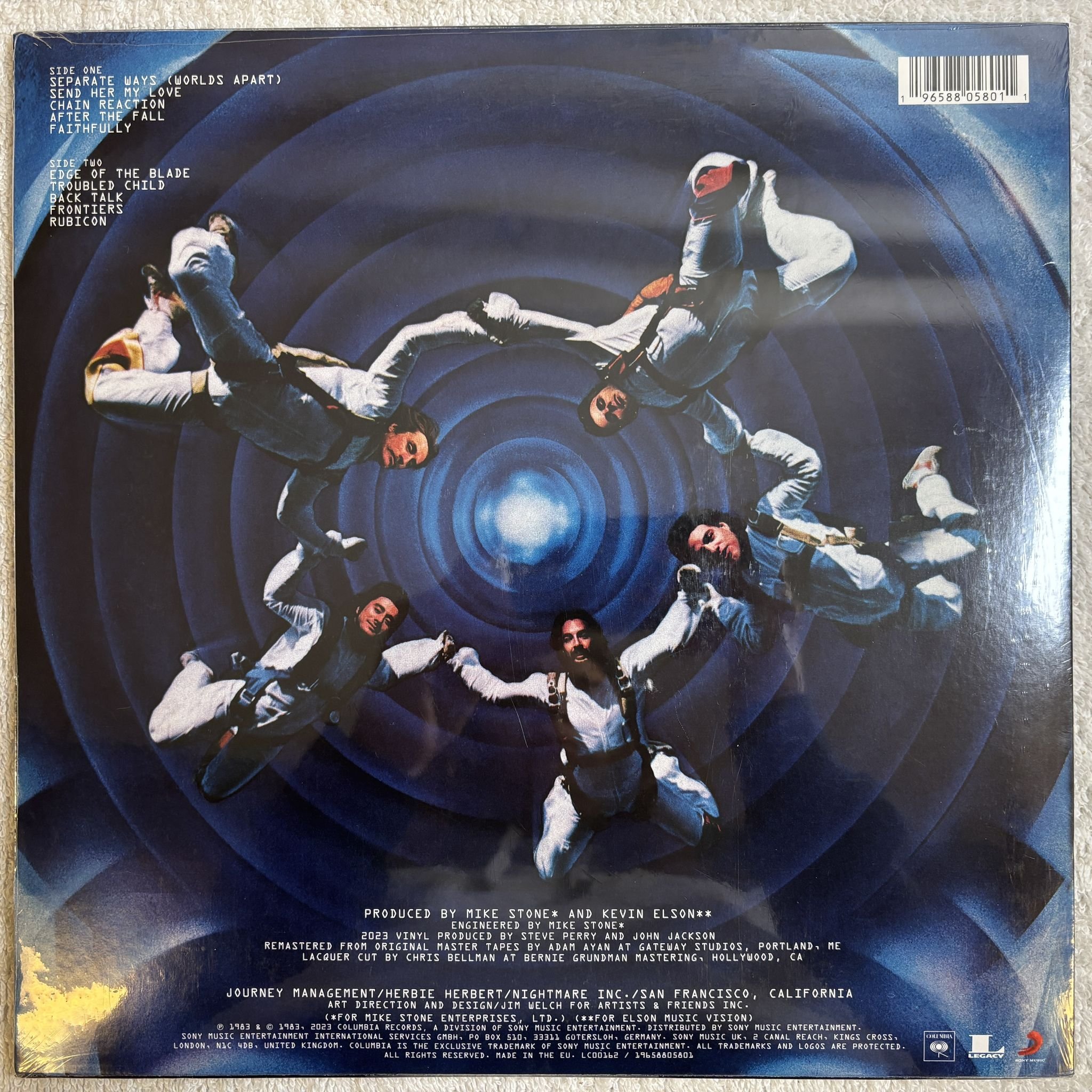 Omslagsbild för skivan JOURNEY Frontiers LP- 2023 Columbia 19658805801