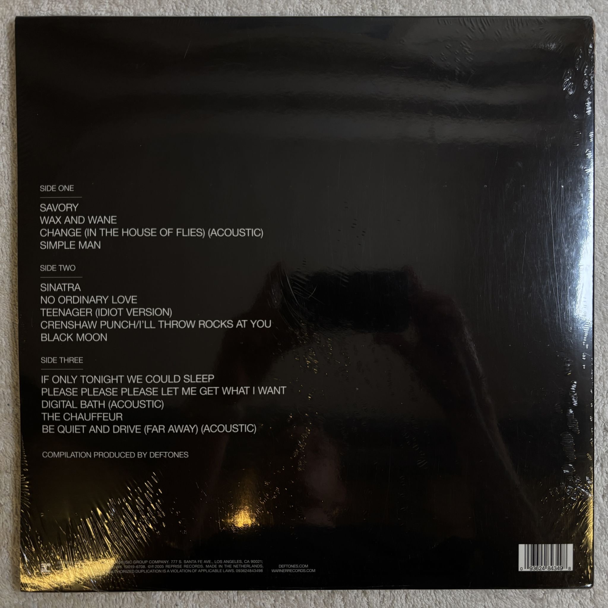 Omslagsbild för skivan DEFTONES B-Sides & Rarities 2xLP -2024 Reprise Records – 093624843498