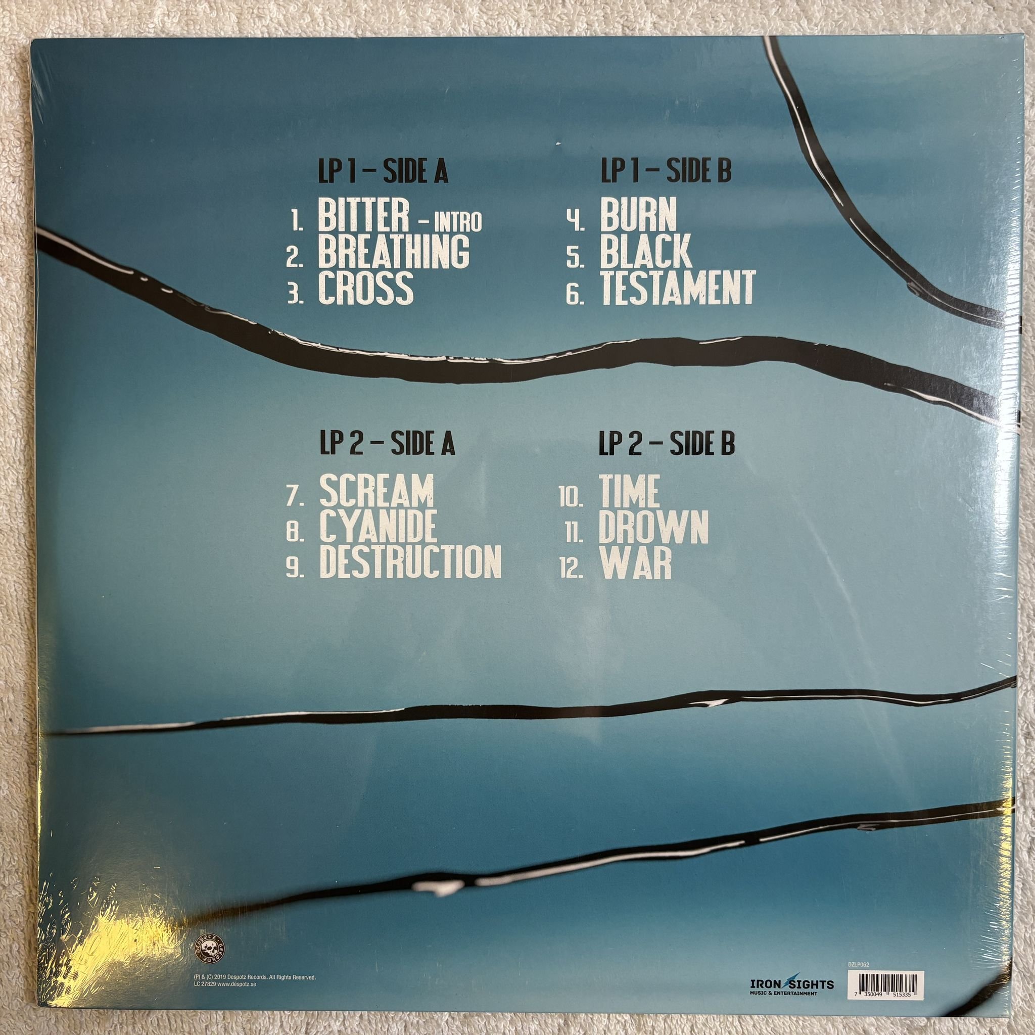 Omslagsbild för skivan CORRODED Bitter 2xLP -2019 Despotz Records – DZLP062