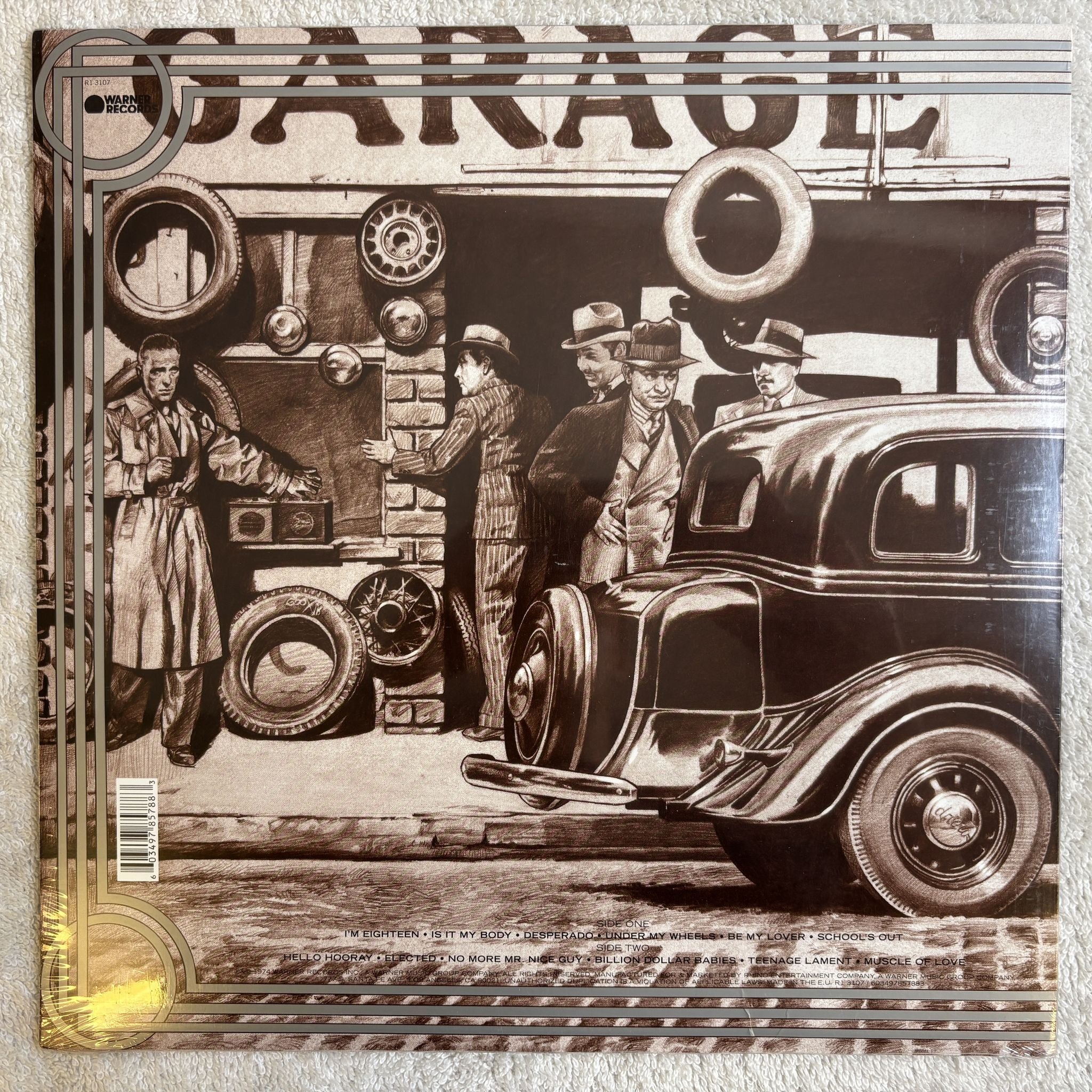 Omslagsbild för skivan ALICE COOPER Alice Cooper's Greatest Hits LP- 2018 Warner Bros. Records – 60349