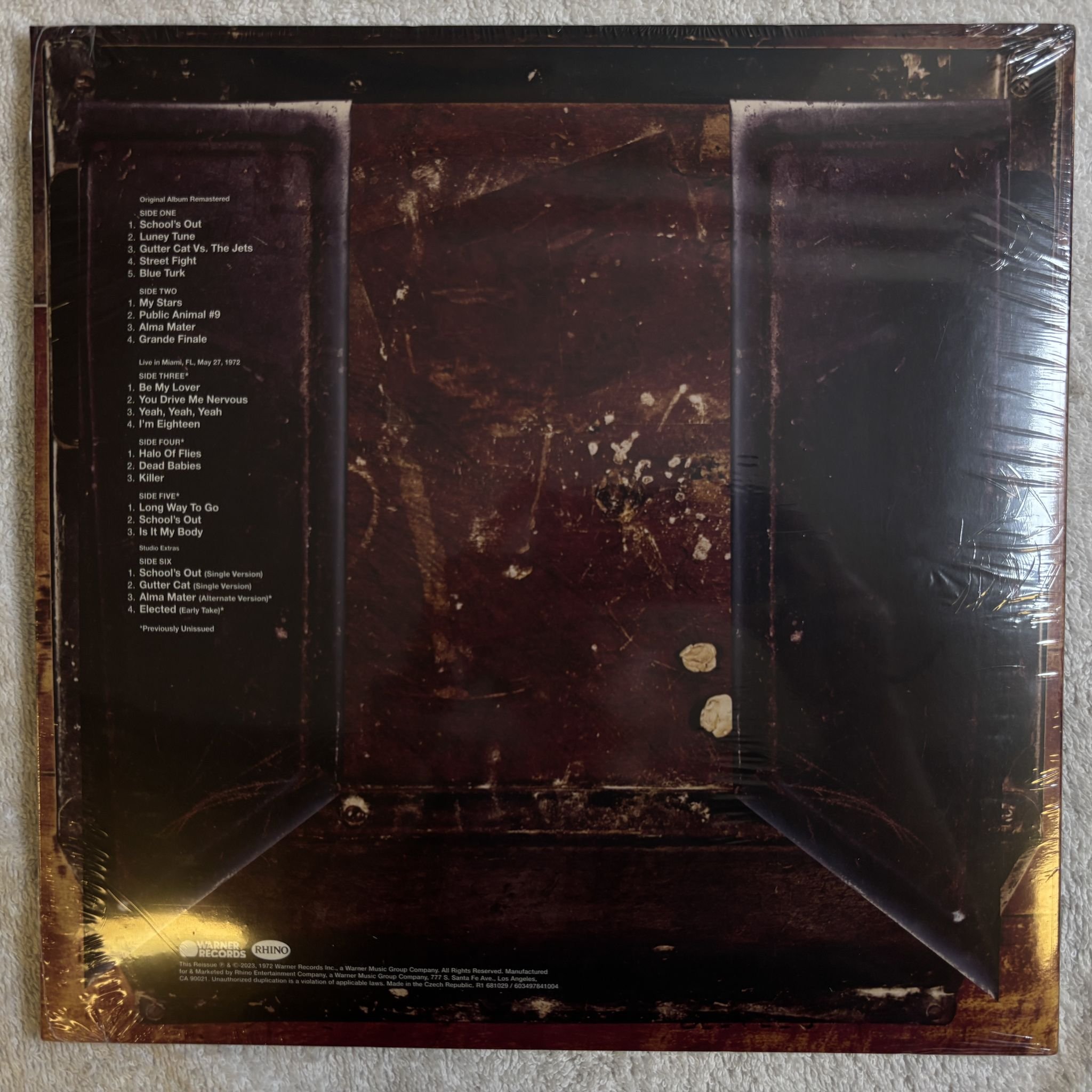 Omslagsbild för skivan ALICE COOPER School's Out 2xLP -2023 Warner Records – R1 681029