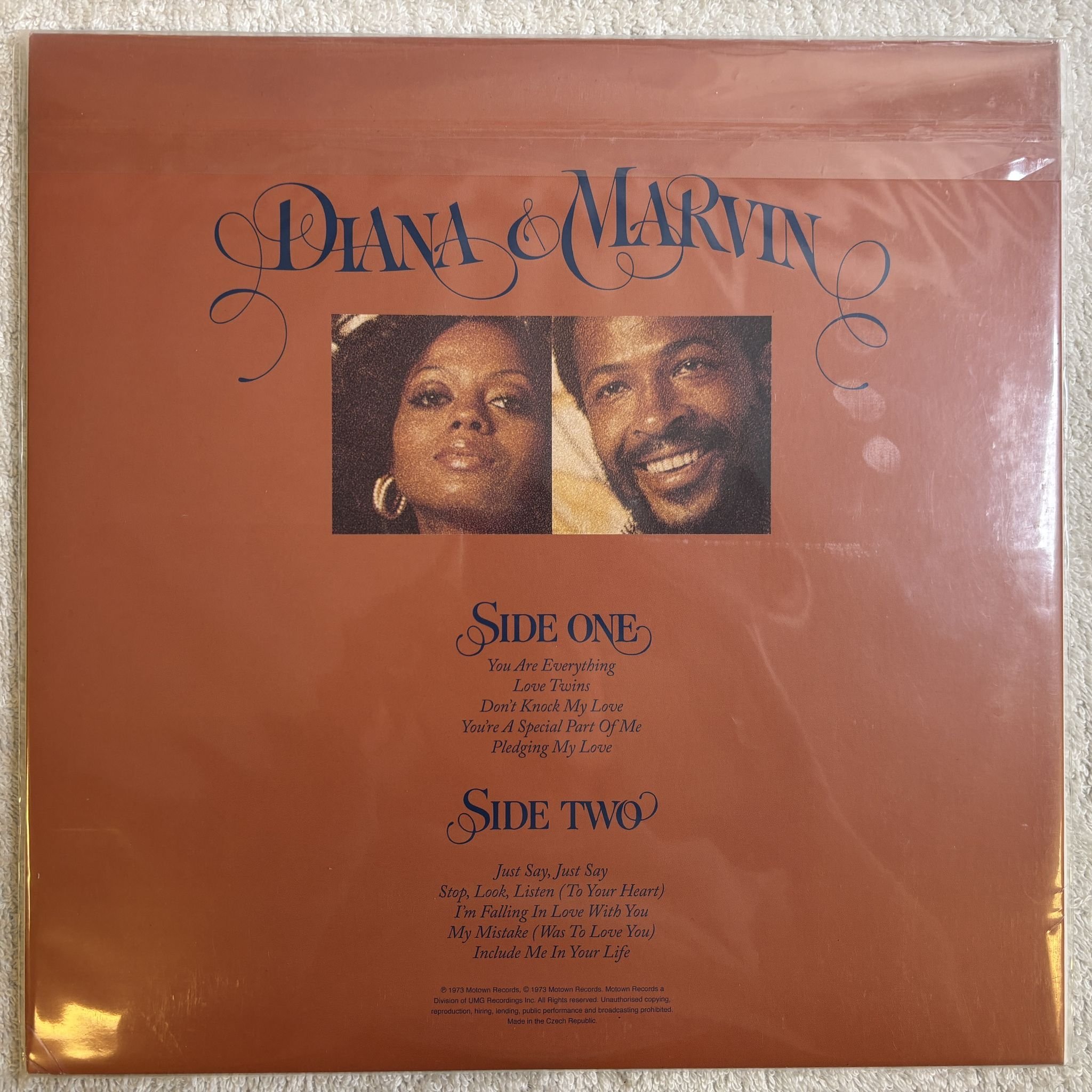 Omslagsbild för skivan DIANA ROSS & MARVIN GAYE Diana & Marvin LP Motown 0600753534267