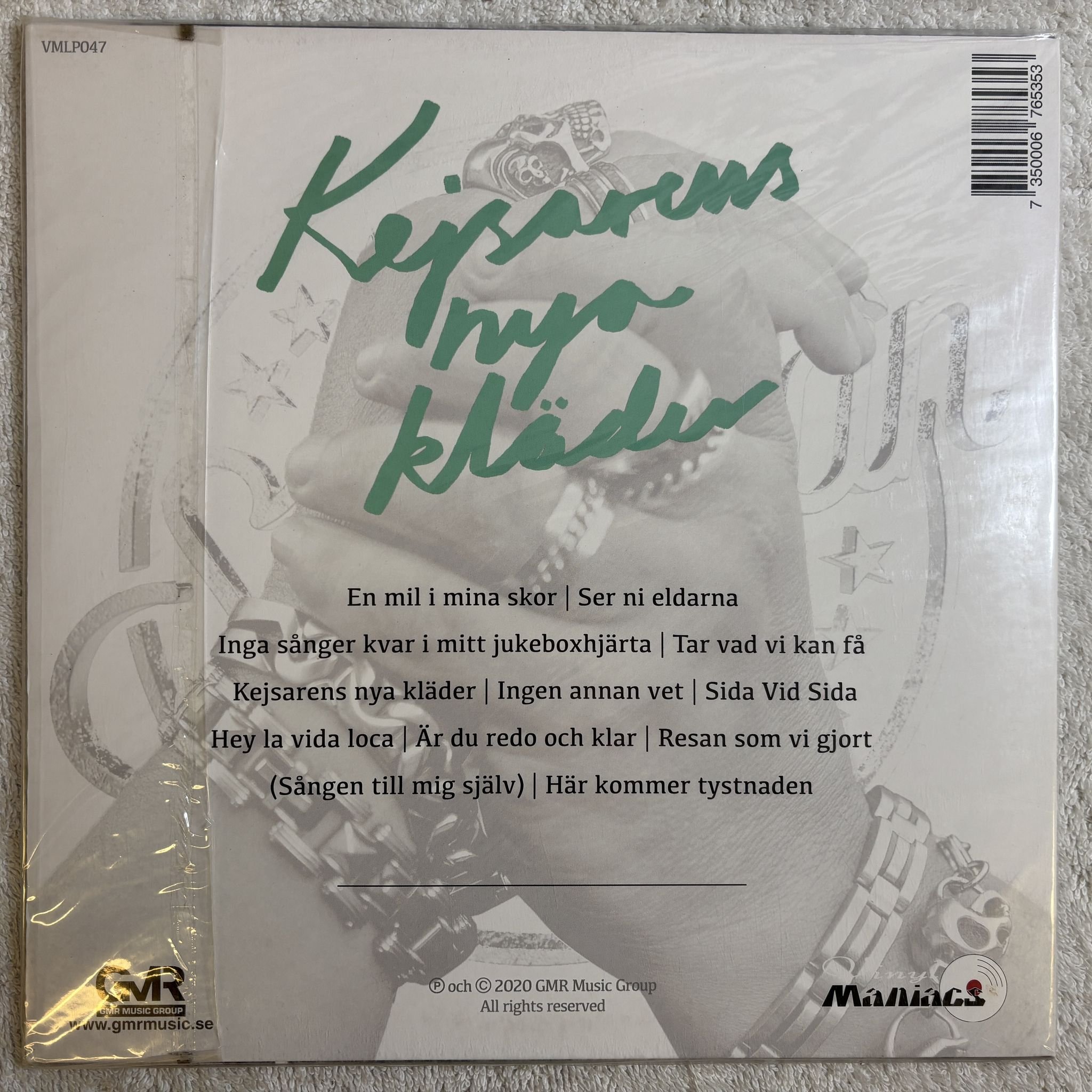 Omslagsbild för skivan STAGMAN Kejsarens Nya Kläder LP- 2020 GMR Music Group VMLP047