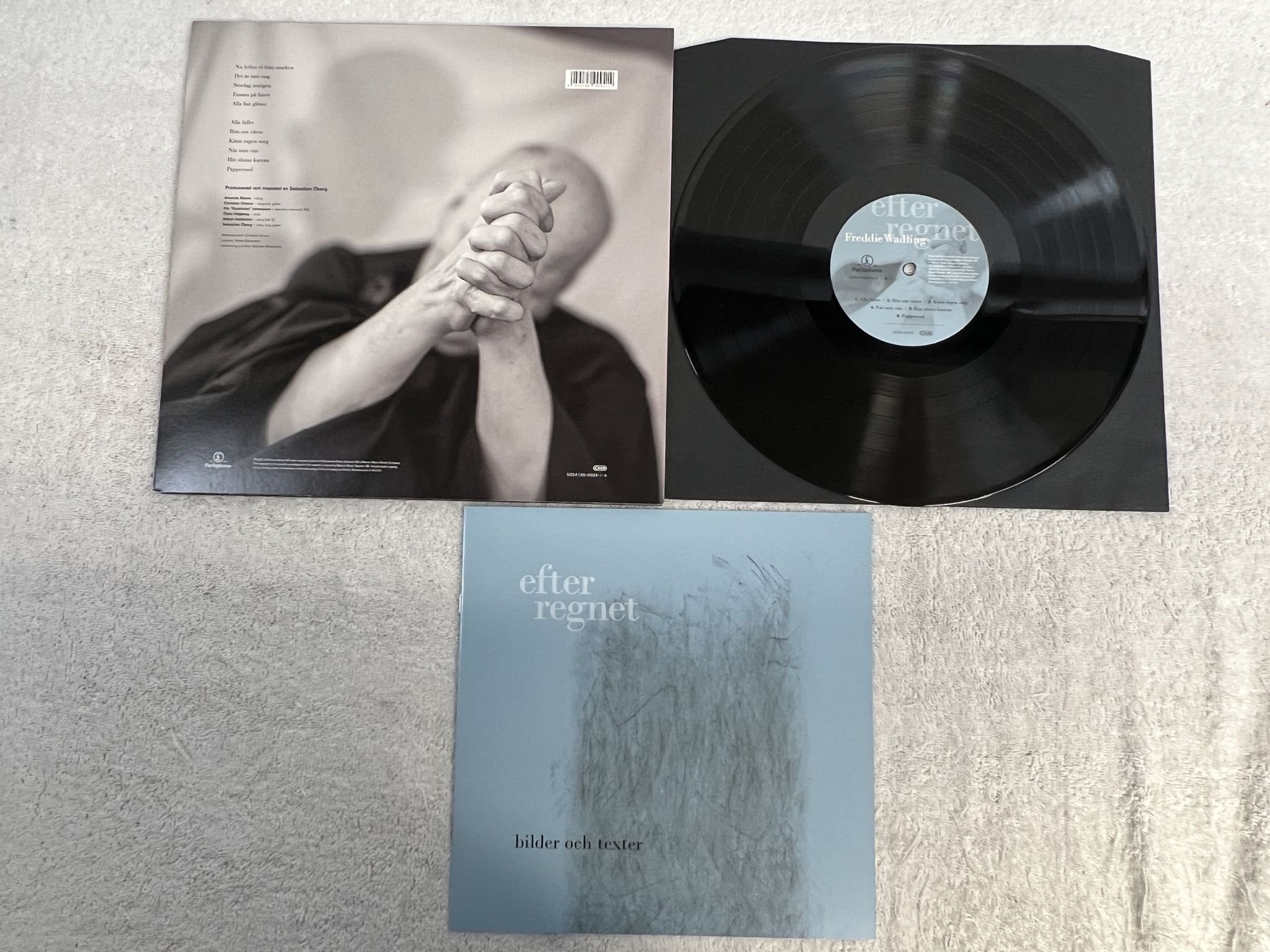 Omslagsbild för skivan FREDDIE WADLING Efter Regnet LP 2016 Parlophone – 5054196-9994-1-4