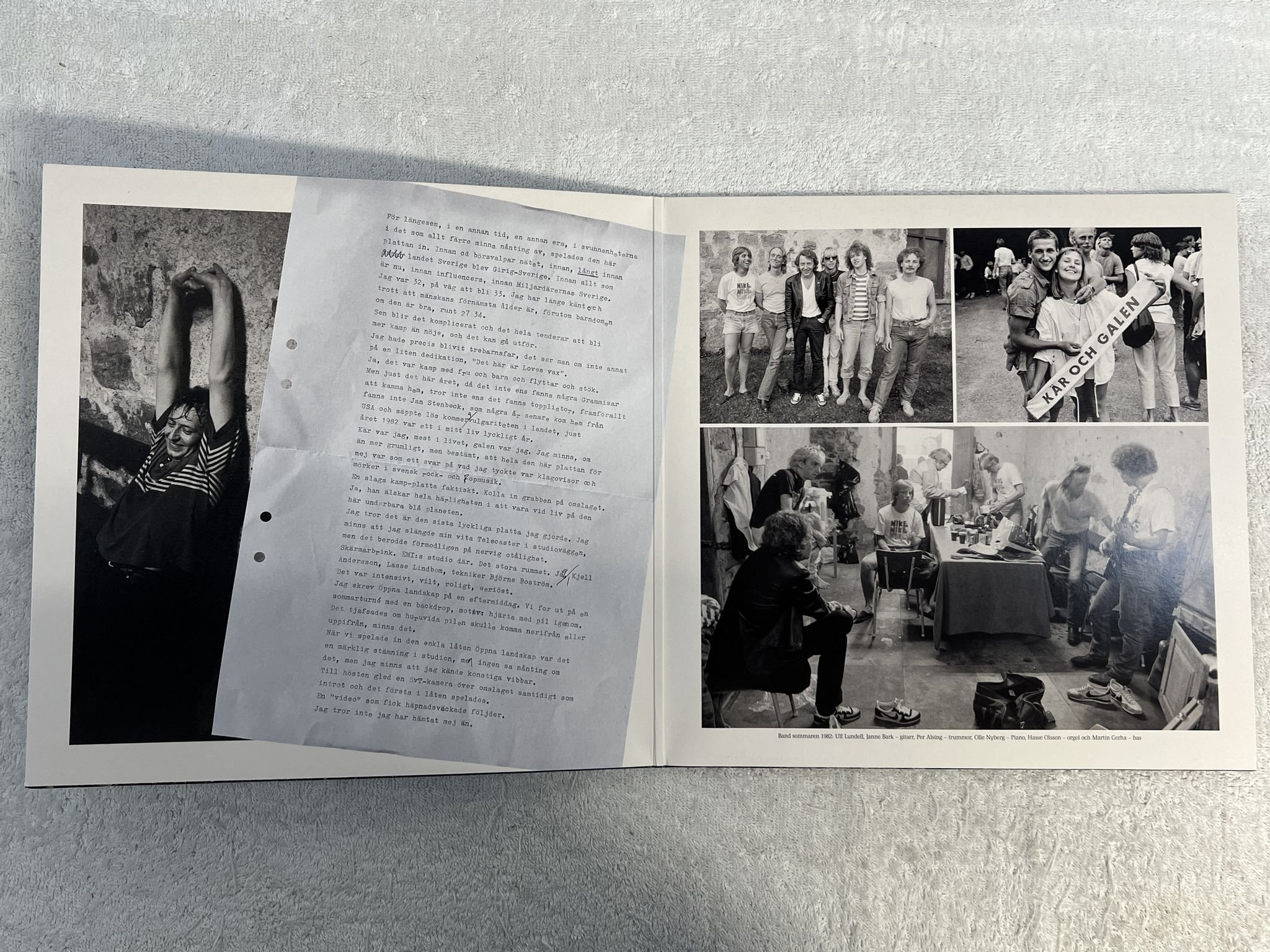 Omslagsbild för skivan ULF LUNDELL Kär Och Galen LP 2022 parlophone 5054197129698 ** RED VINYL **