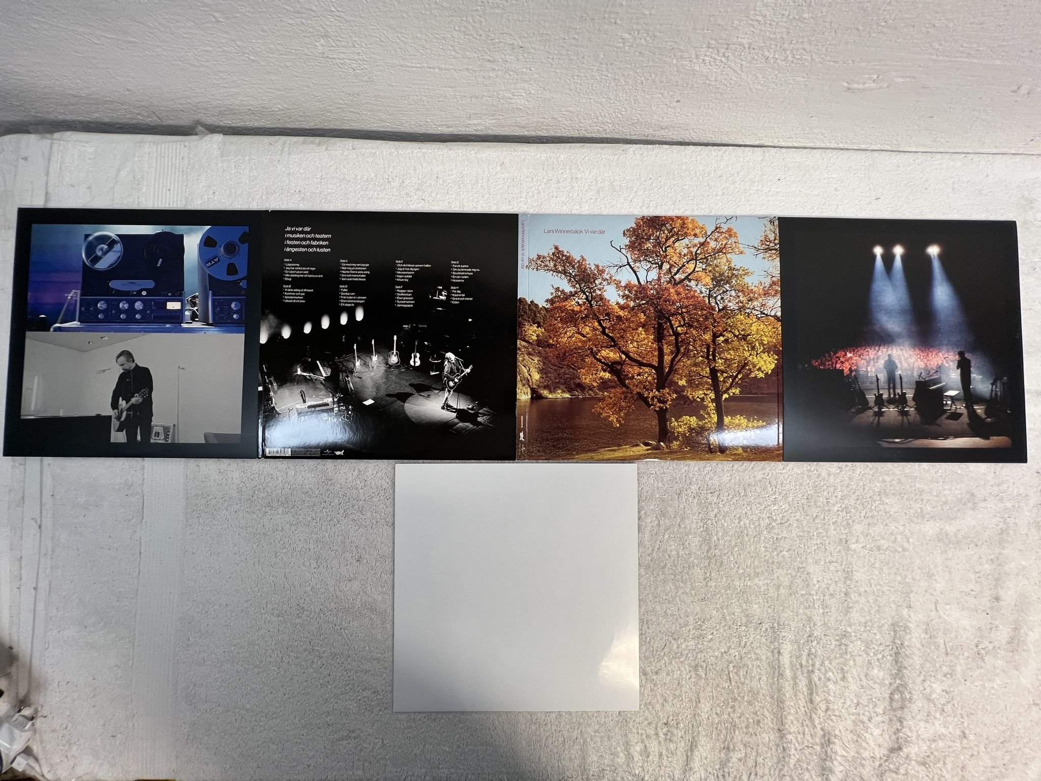 Omslagsbild för skivan LARS WINNERBÄCK Vi Var Där 4xLP 2017 UNIVERSAL MUSIC 0602557327588 *** RARE ***