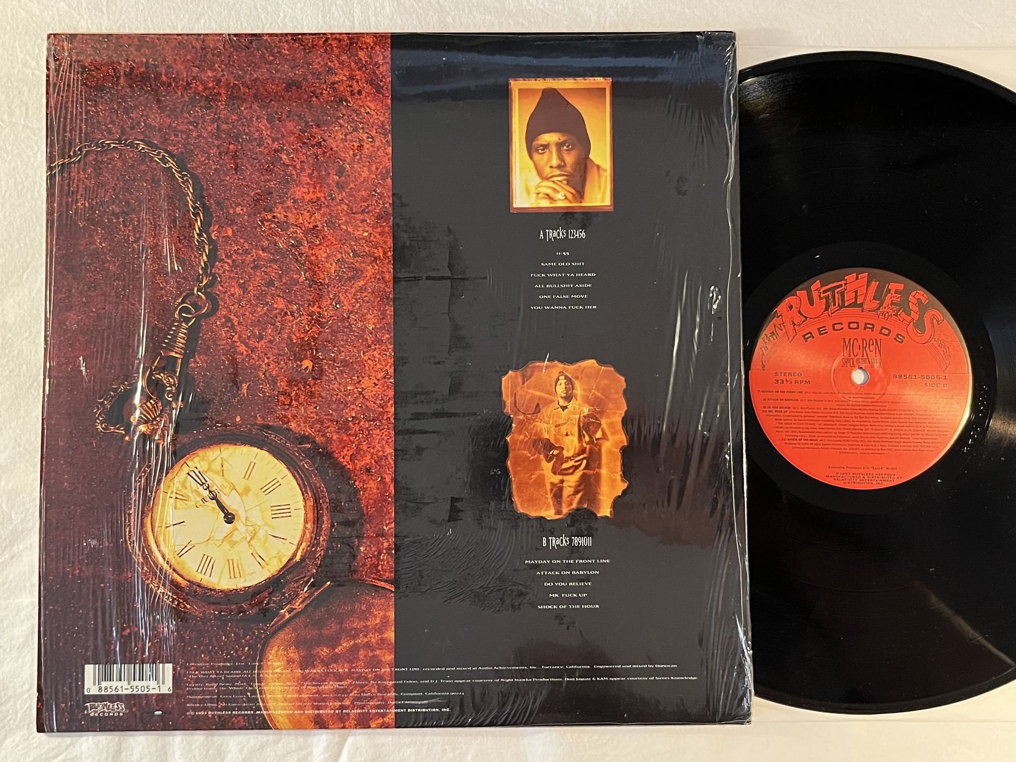 Omslagsbild för skivan MC REN Shock Of The Hour LP -93 US RUTHLESS 88561-5505-1