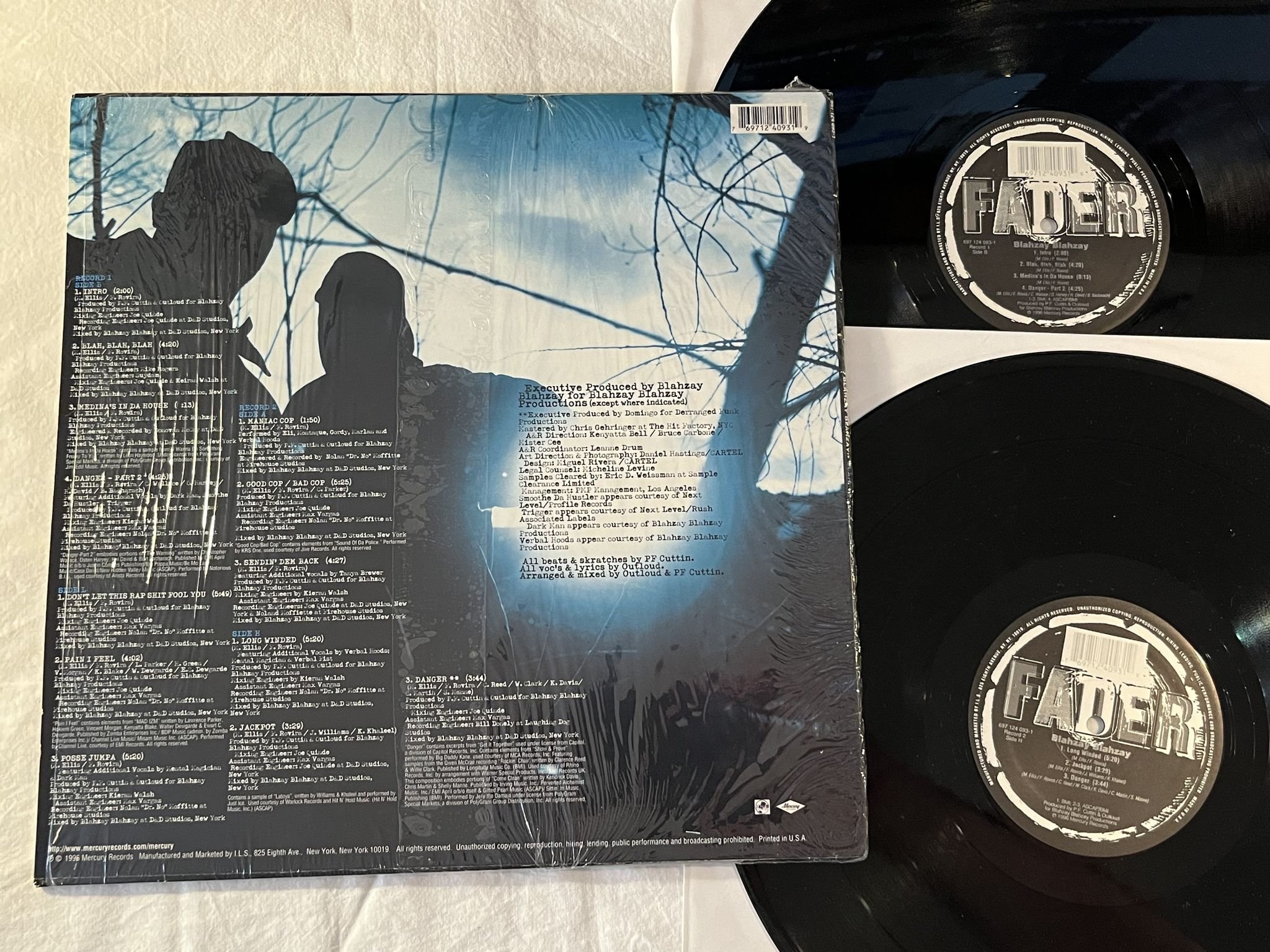 Omslagsbild för skivan BLAHZAY BLAHZAY Blah Blah Blah 2xLP -96 US FADER 697124093-1 ** HYPE STICKER **