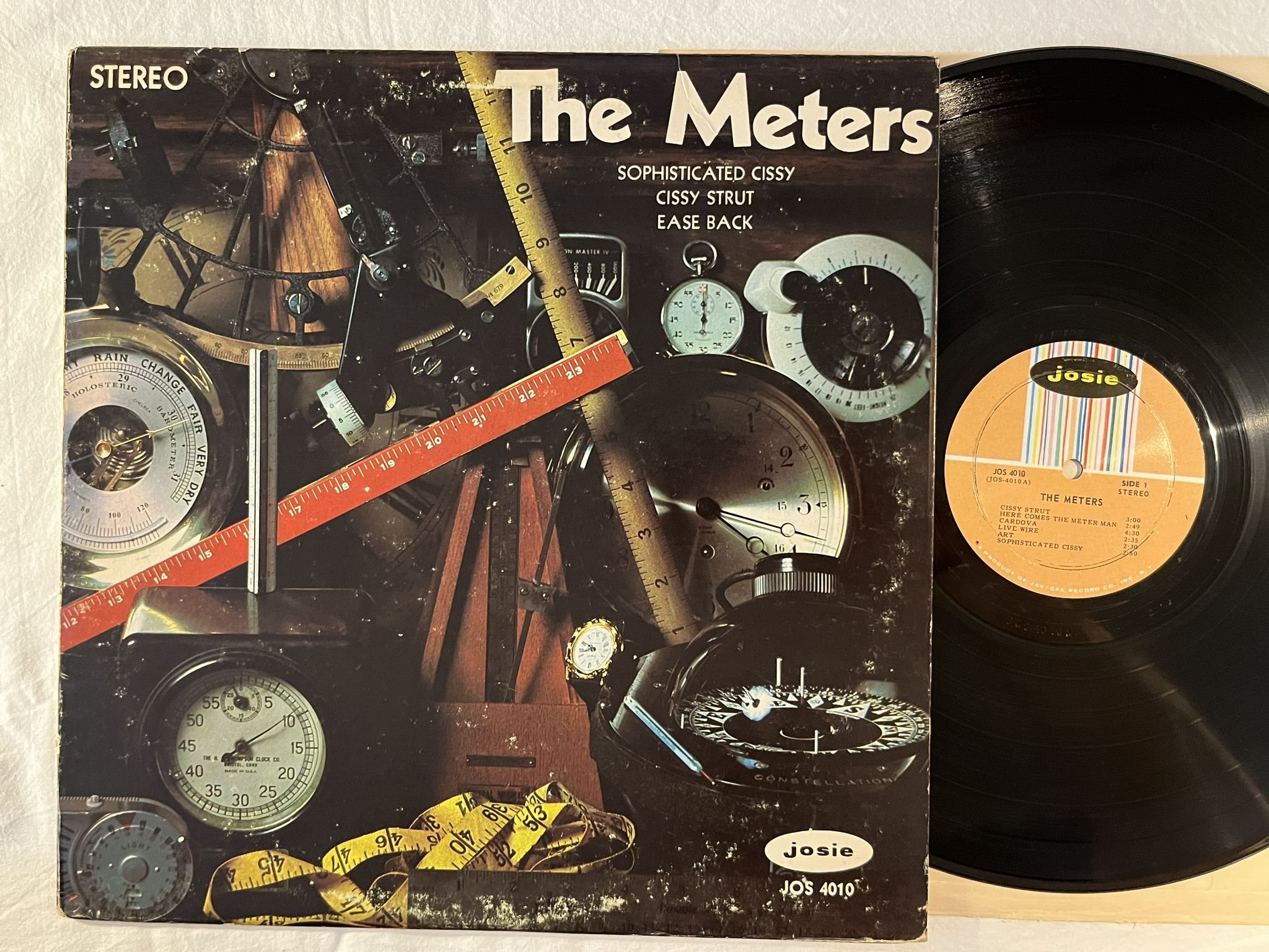 Omslagsbild för skivan THE METERS s/t LP -69 US JOSIE JOS 4010 *** MASTERPIECE of CAJUN FUNK ***