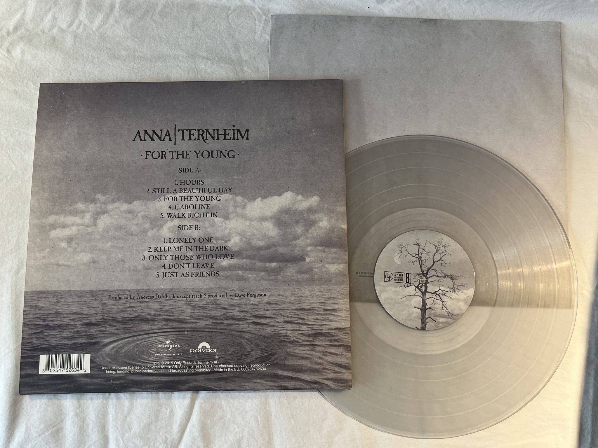 Omslagsbild för skivan ANNA TERNHEIM For The Young 2xLP 2015 UNIVERSAL 060254752634,