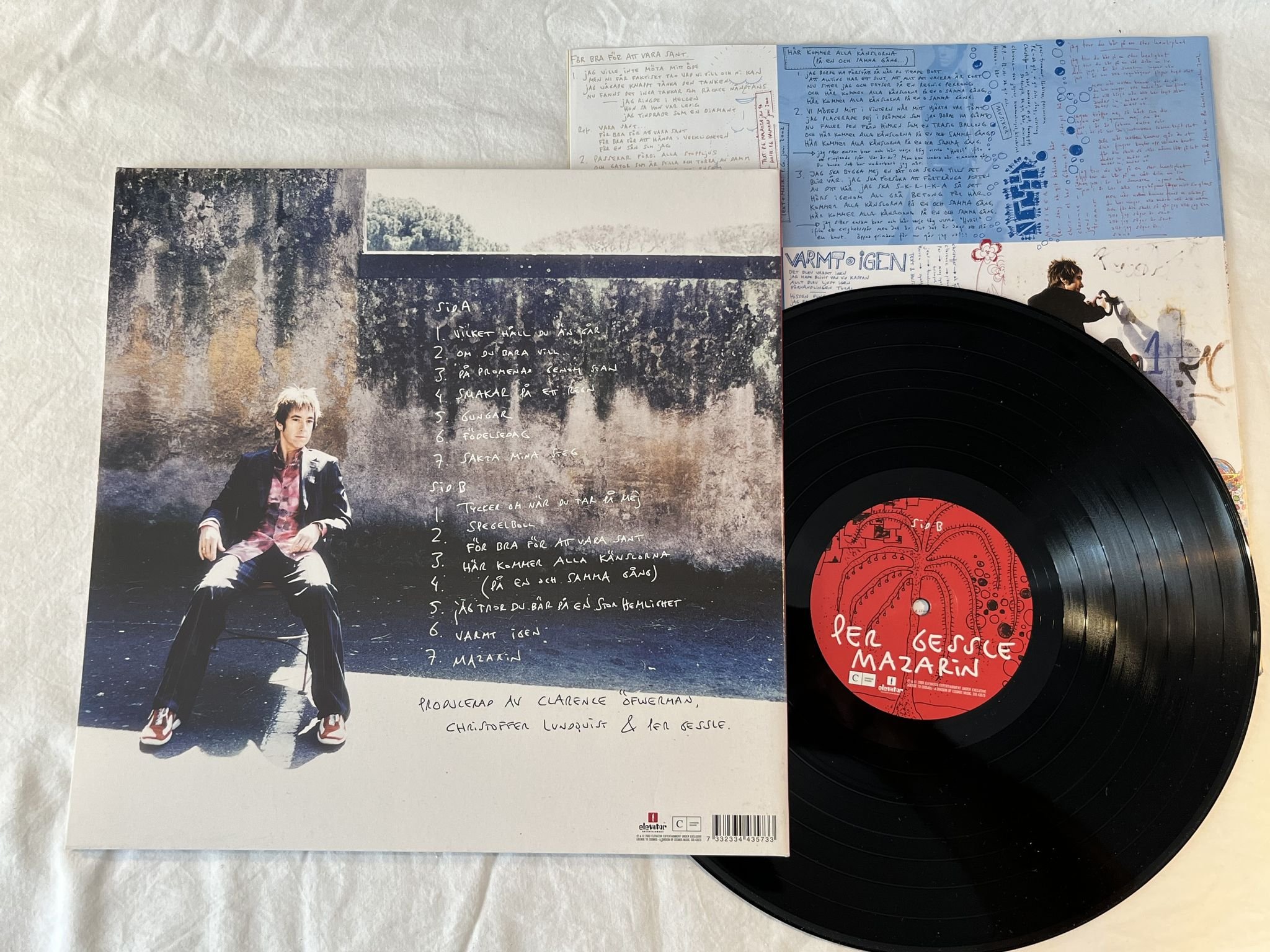 Omslagsbild för skivan PER GESSLE Mazarin LP 2017 COSMOS MUSIC 335 43573