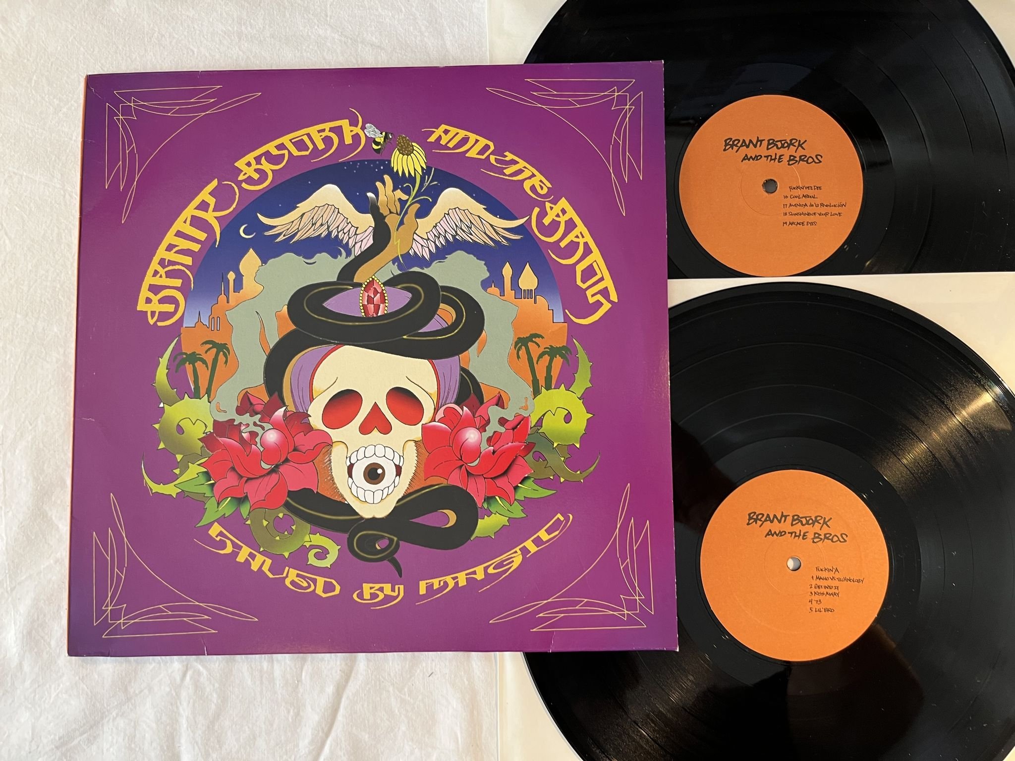Omslagsbild för skivan BRANT BJORK & THE BROS Saved By Magic 2xLP 2005 DUNA 010 ** Stoner Rock **