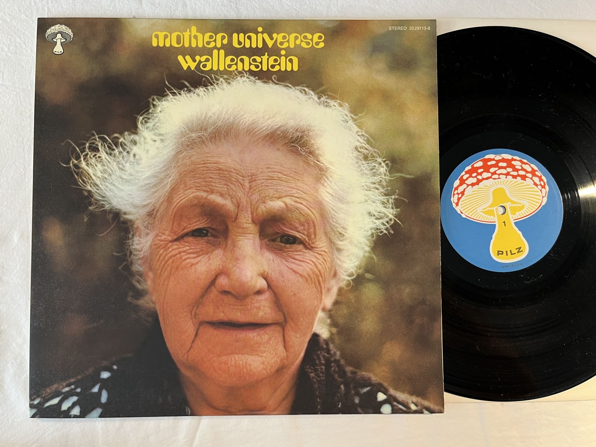 Omslagsbild för skivan WALLENSTEIN Mother Universe LP -72 Ger PILZ 20 29113-8 ** KRAUTROCK **