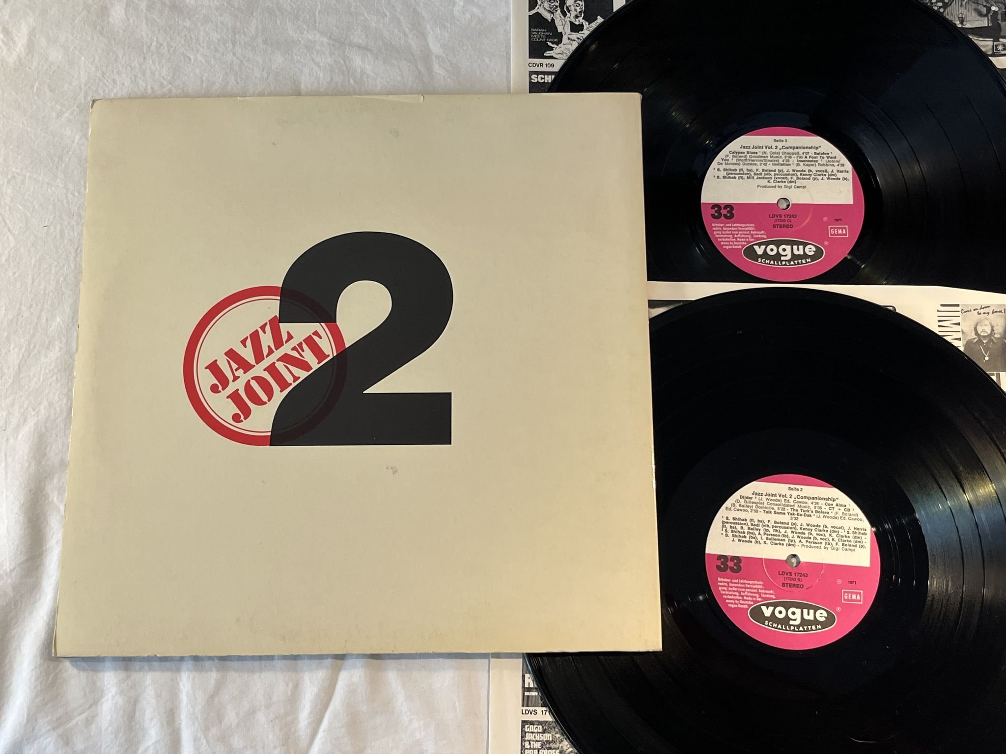 Omslagsbild för skivan SAHIB SHIHAB Jazz Joint Vol. 2 2xLP -71 Ger VOGUE LDVS 17243 *** RARE JAZZ ***