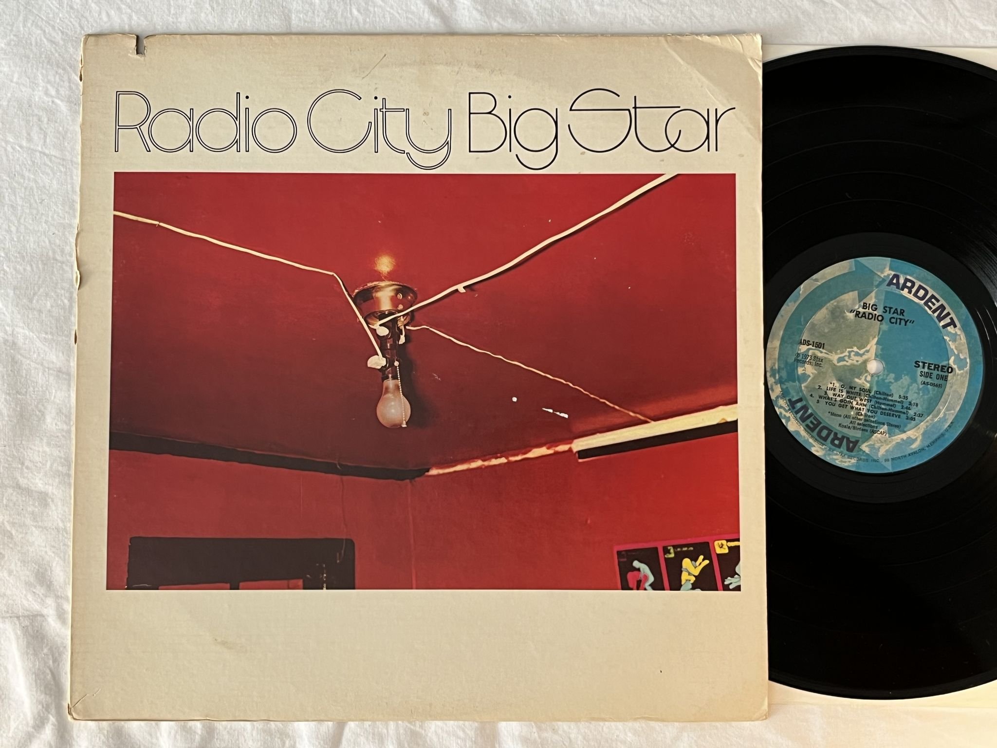 Omslagsbild för skivan BIG STAR radio star LP -73 US ARDENT ADS 1501 *** Rare Monarch Pressing ***