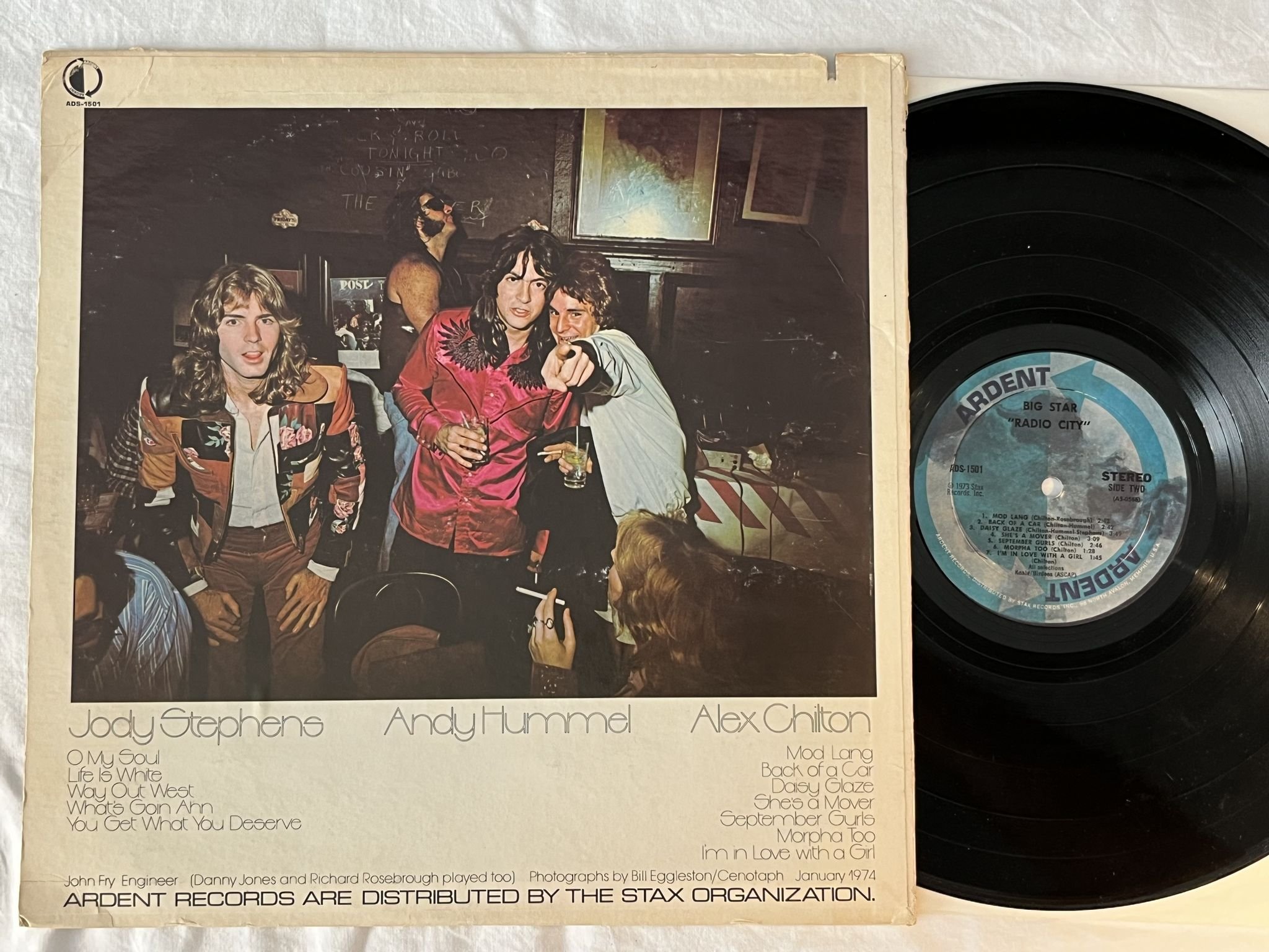 Omslagsbild för skivan BIG STAR radio star LP -73 US ARDENT ADS 1501 *** Rare Monarch Pressing ***