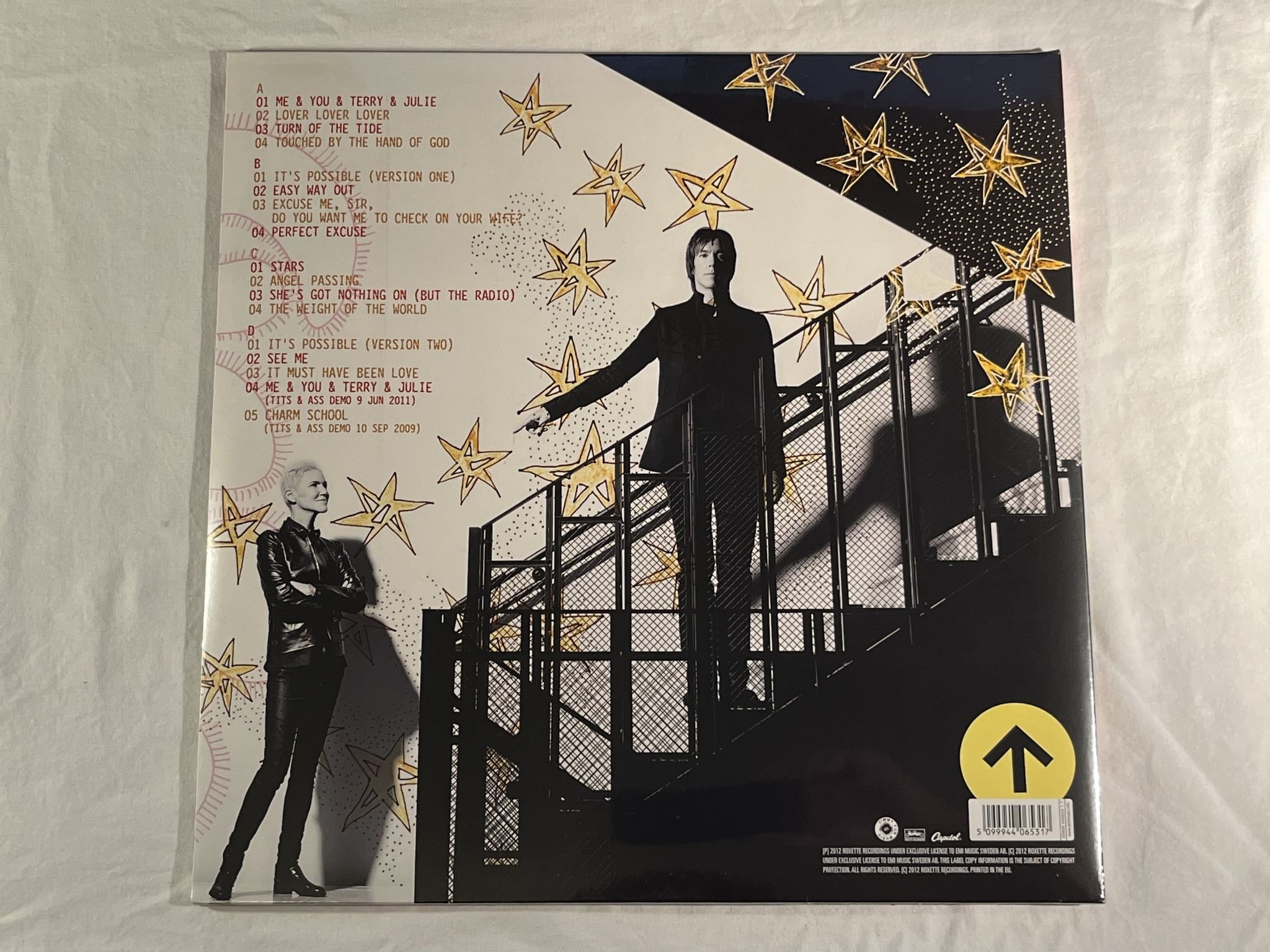 Omslagsbild för skivan ROXETTE Travelling 2xLP 2012 CAPITOL 50999 440653 1 7 ** VERY RARE & SEALED **