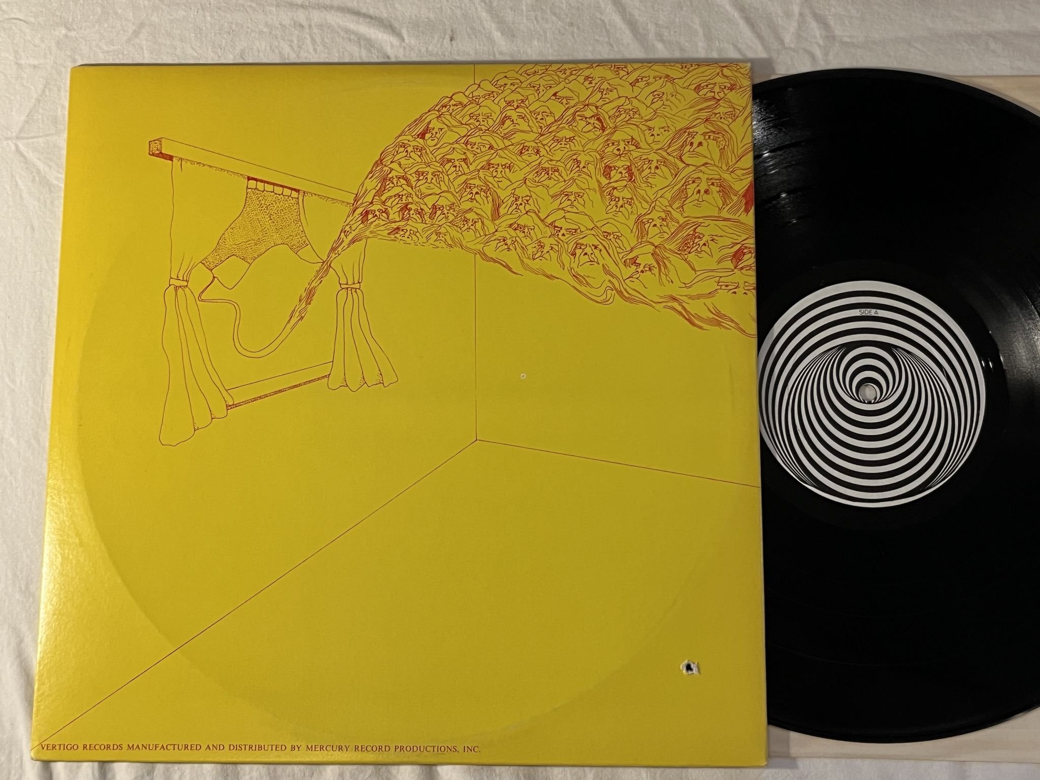 Omslagsbild för skivan PATTO s/t LP -71 US VERTIGO swirl VEL 1001