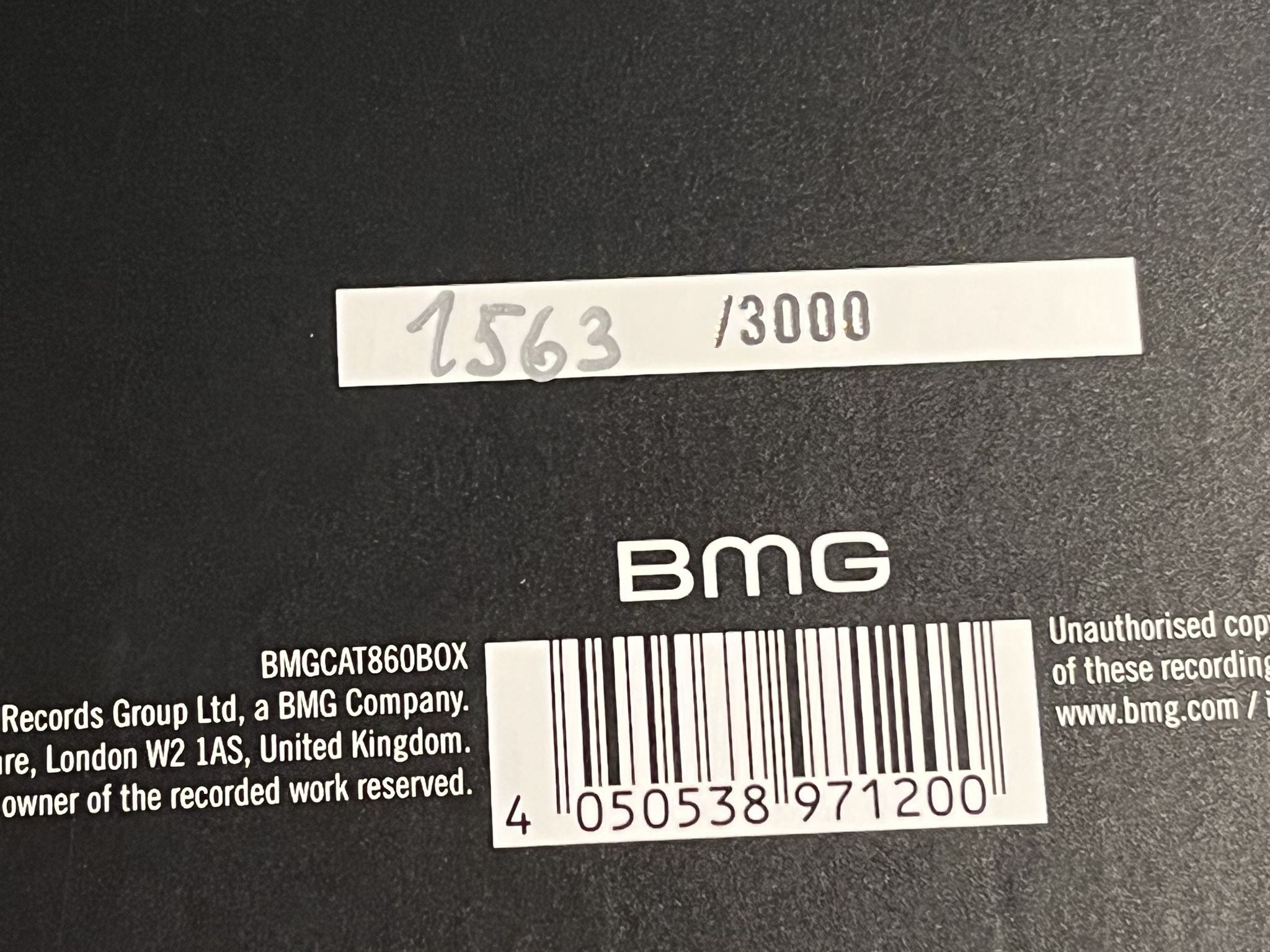 Omslagsbild för skivan BLACK SABBATH Hand Of Doom 1970-1978 8xLP PIC-DISC Box 2023 Numbered Ed 1563