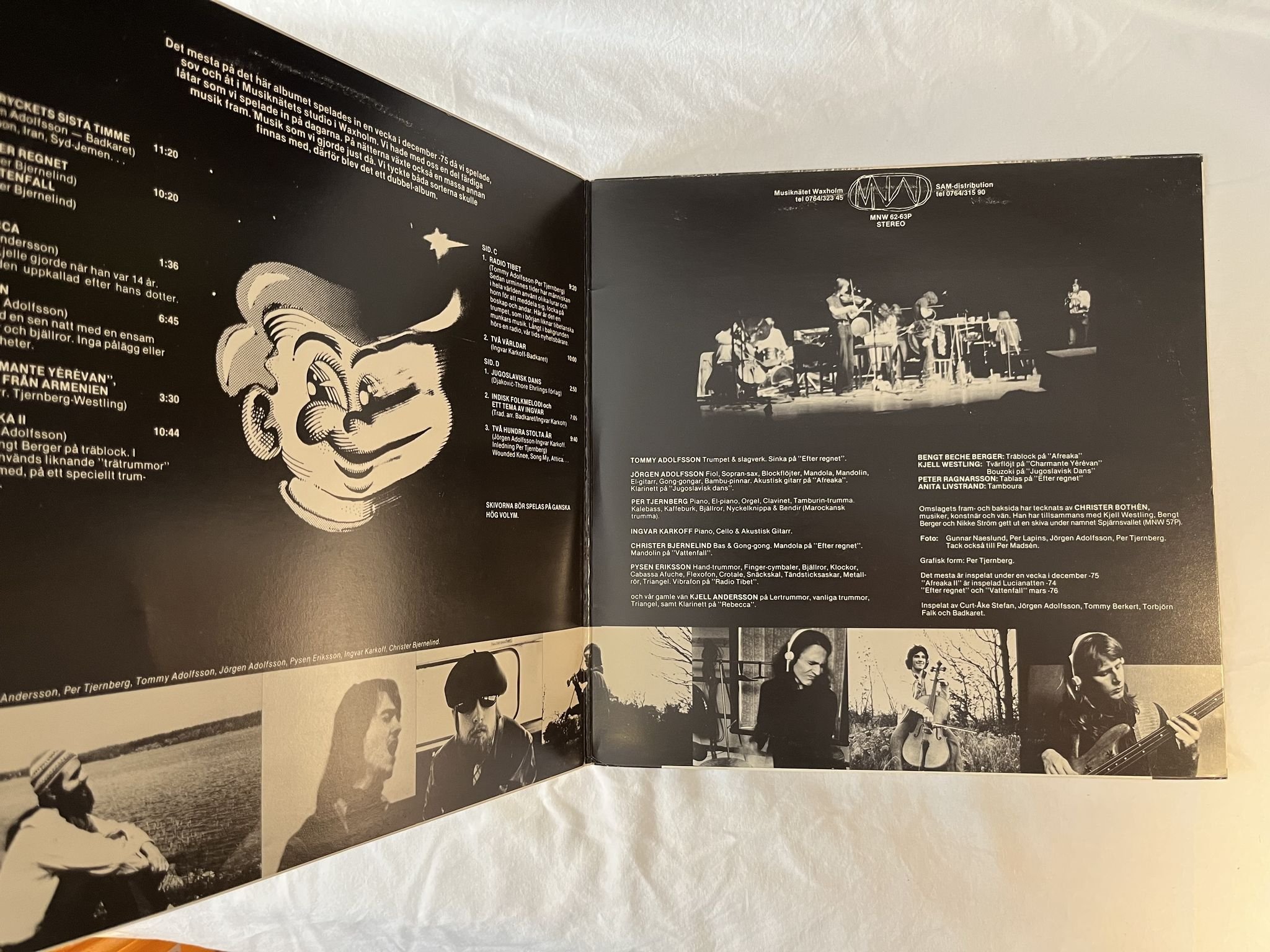 Omslagsbild för skivan ARCHIMEDES BADKAR II 2xLP -76 Swe MNW MNW 62-63P