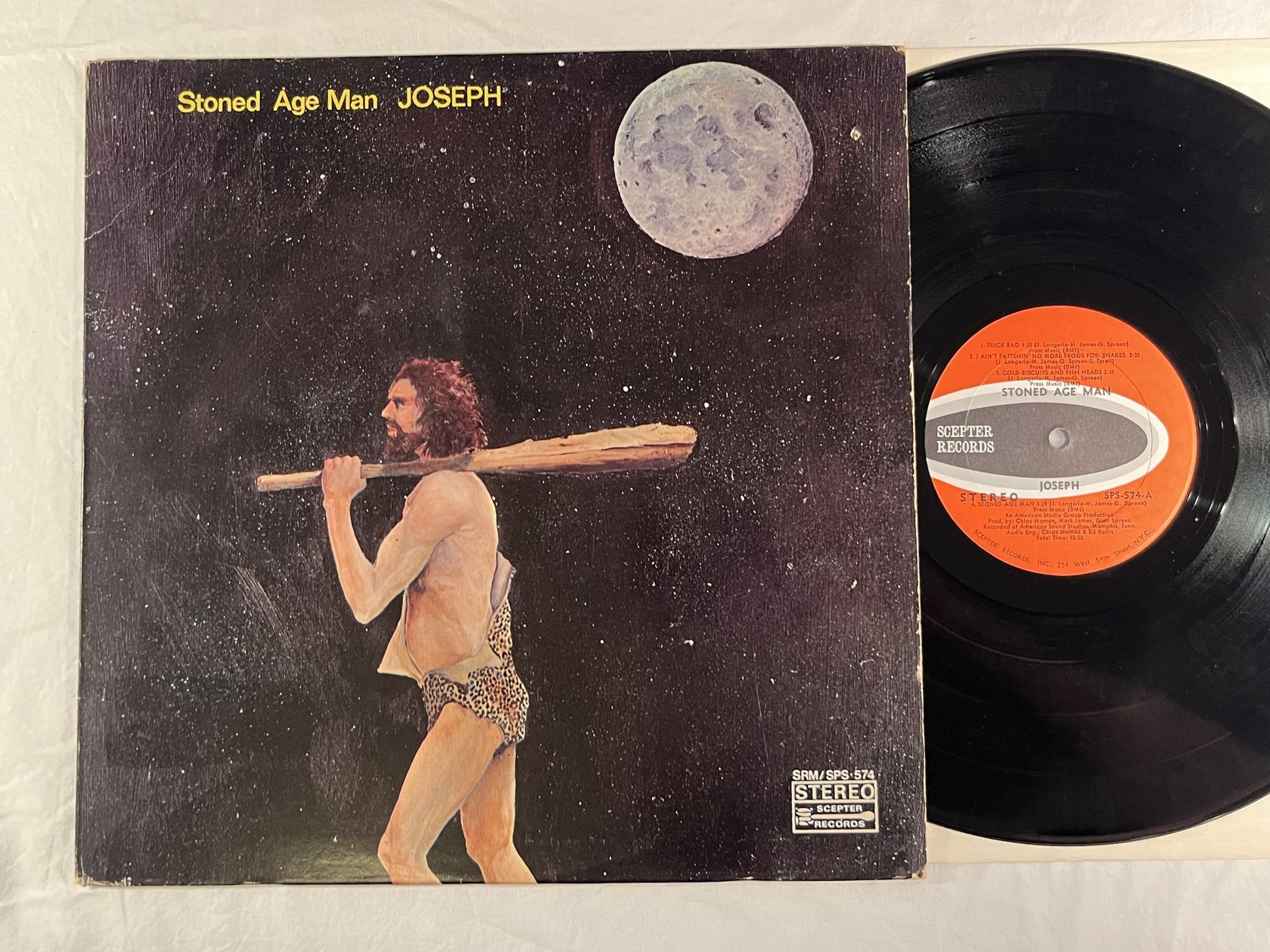 Omslagsbild för skivan JOSEPH stoned age man LP -69 US SCEPTER SPS 574 ** RARE PSYCH **
