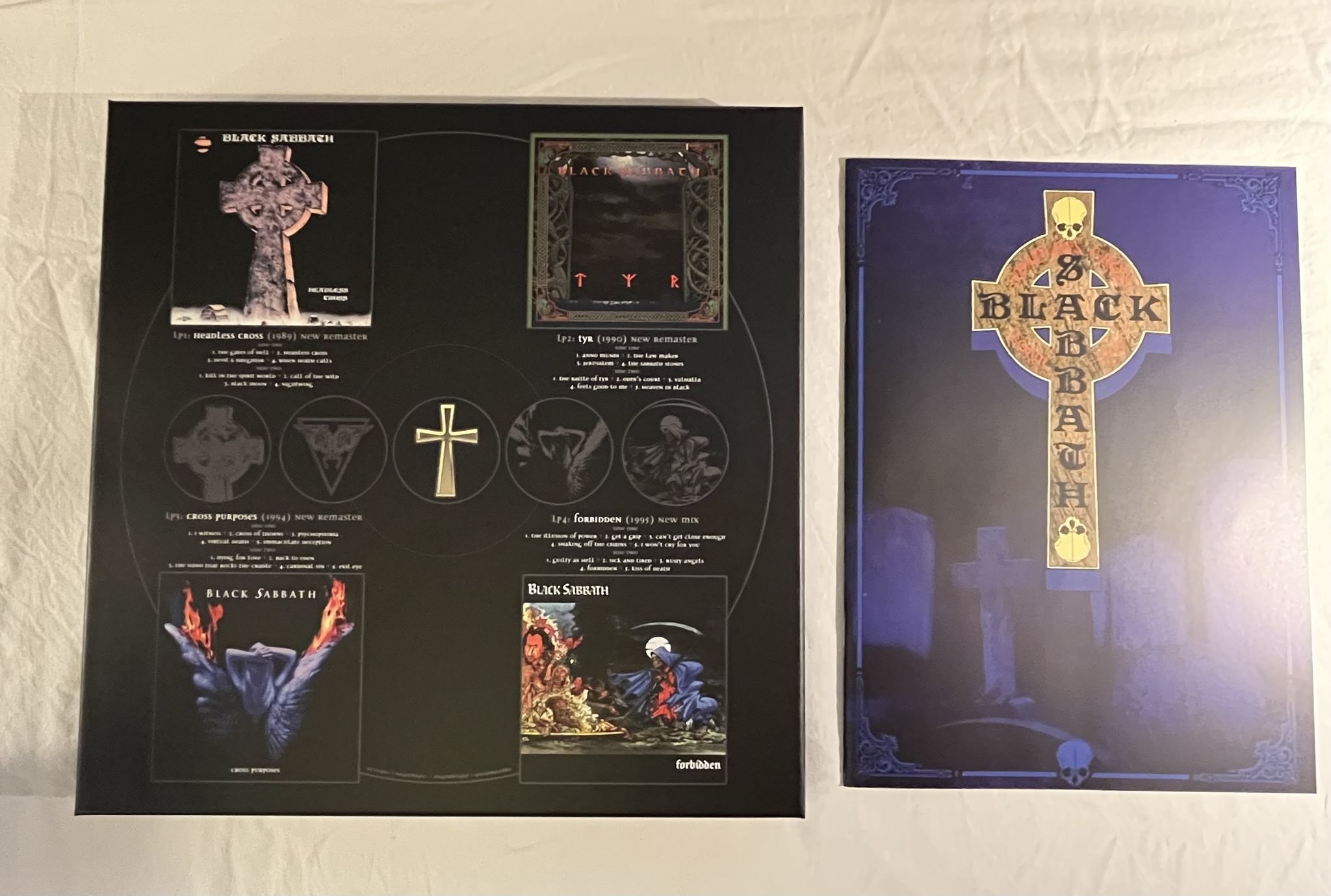 Omslagsbild för skivan BLACK SABBATH anna domini 1989-1995 4xLP Box Set 2024 WARNER 4050538900880