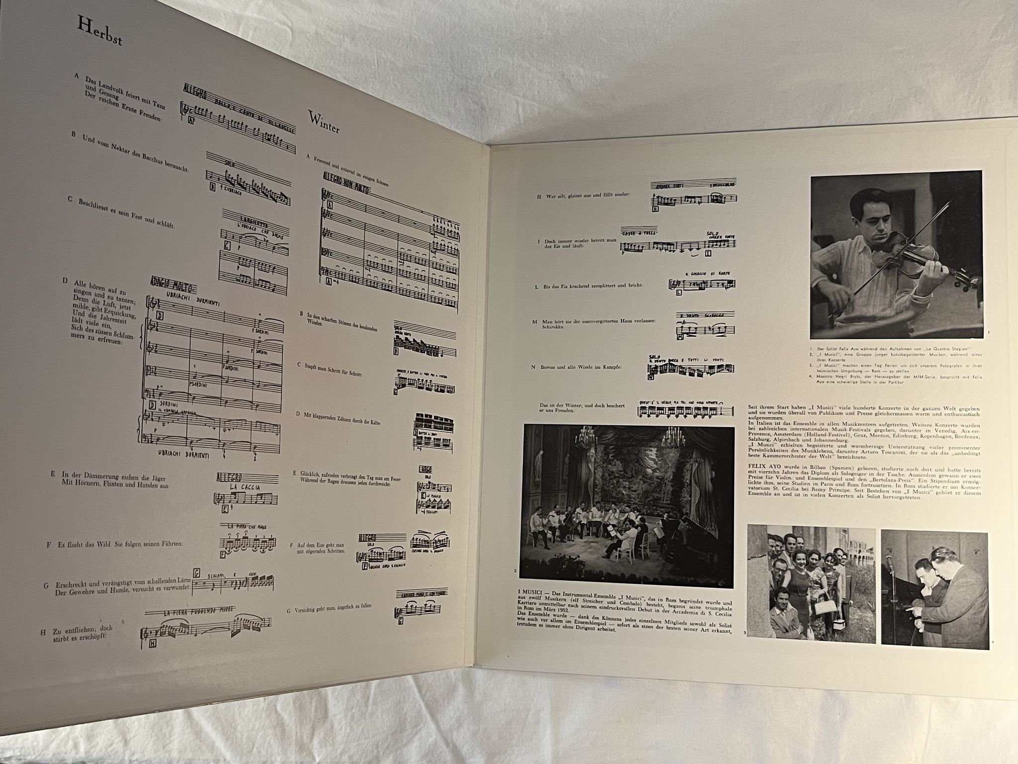 Omslagsbild för skivan I MUSICI Vivaldi: Le Quattro Stagioni LP -59 Hol PHILIPS 835030 AY HIFI Stereo