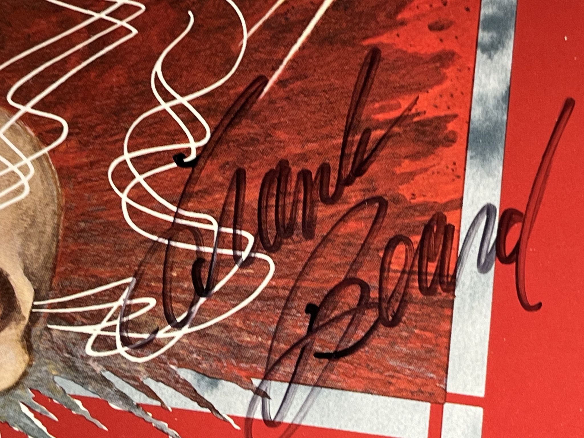 Omslagsbild för skivan ZZ TOP deguello LP -79 ncb WARNER WB 56701 *** SIGNED COVER ***