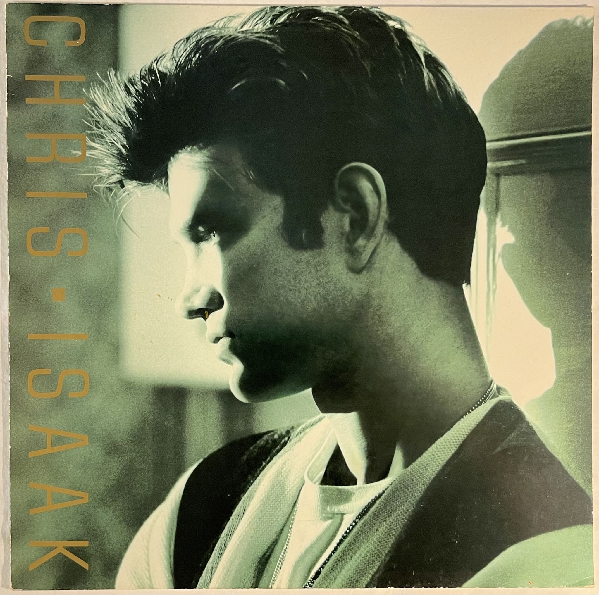 Omslagsbild för skivan CHRIS ISAAK s/t LP -87 WARNER 925536-1 *** Signed by Isaak ***