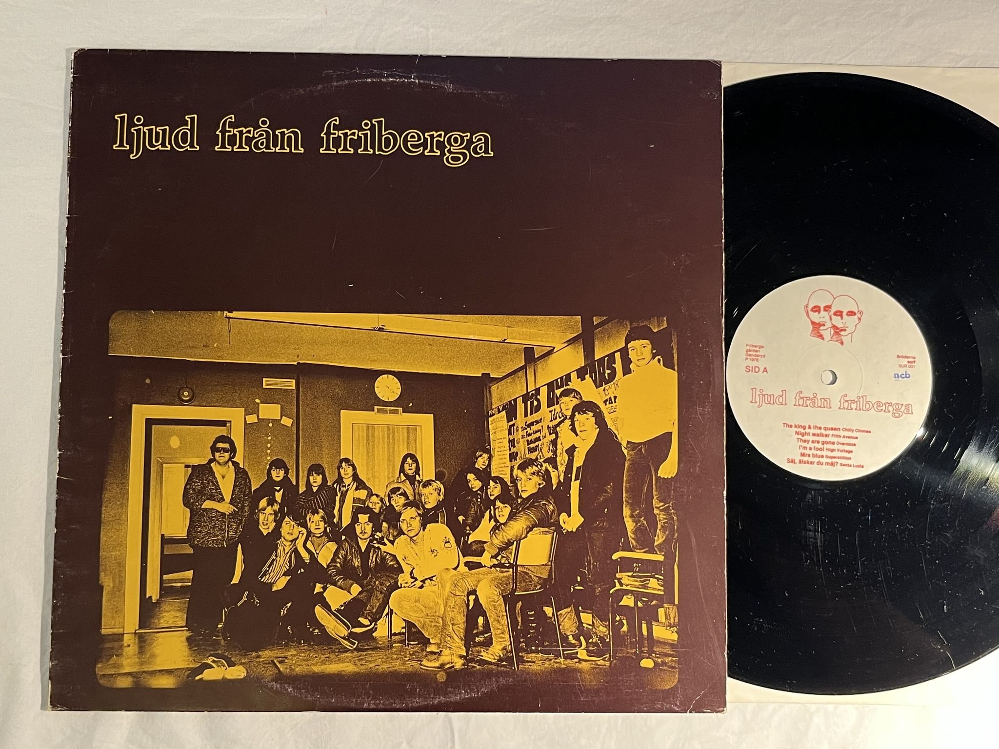 Omslagsbild för skivan V/A ljud från Friberga LP -78 Swe BRÖDERNA SURF SUR 001