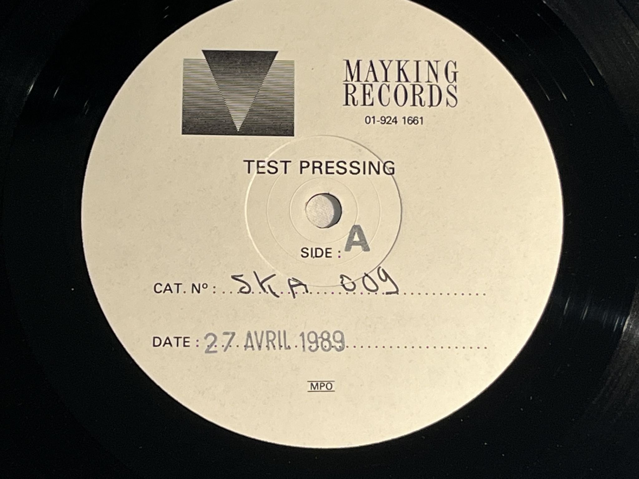 Omslagsbild för skivan GANGSTER FUN Come See Come Ska LP -89 UK SKAR 009 *** TEST PRESSING ***