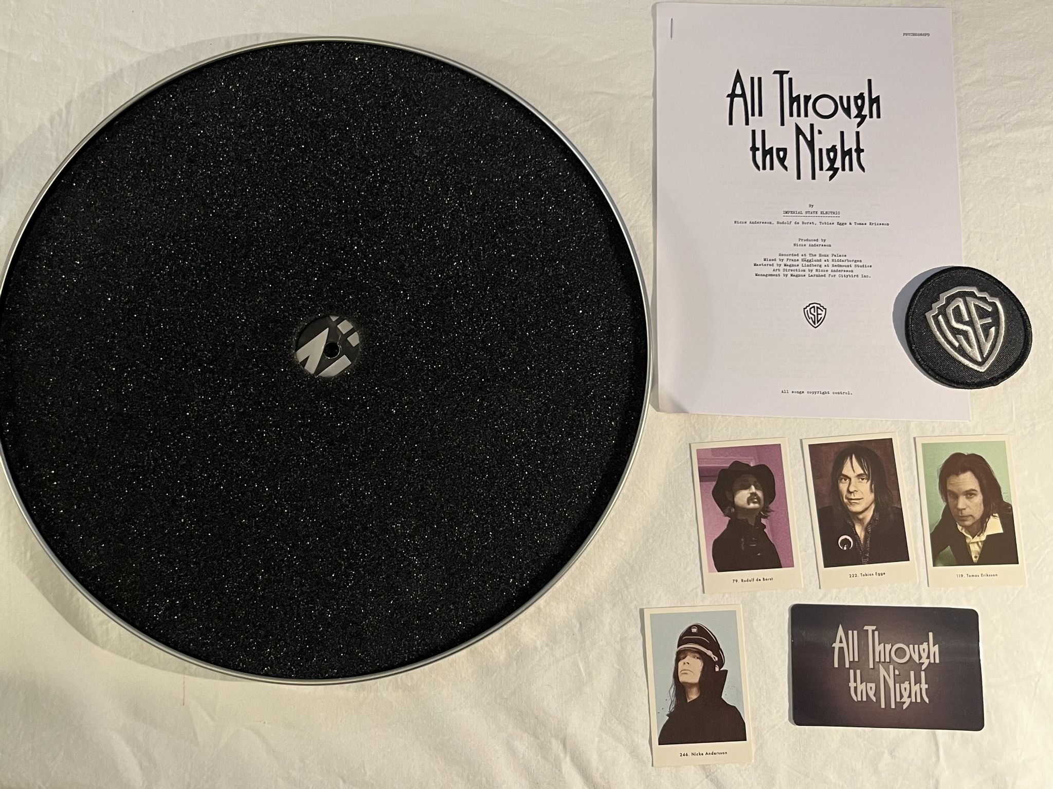 Omslagsbild för skivan Imperial State Electric – All Through The Night LP PICTURE DISC 2016 ** RARE **