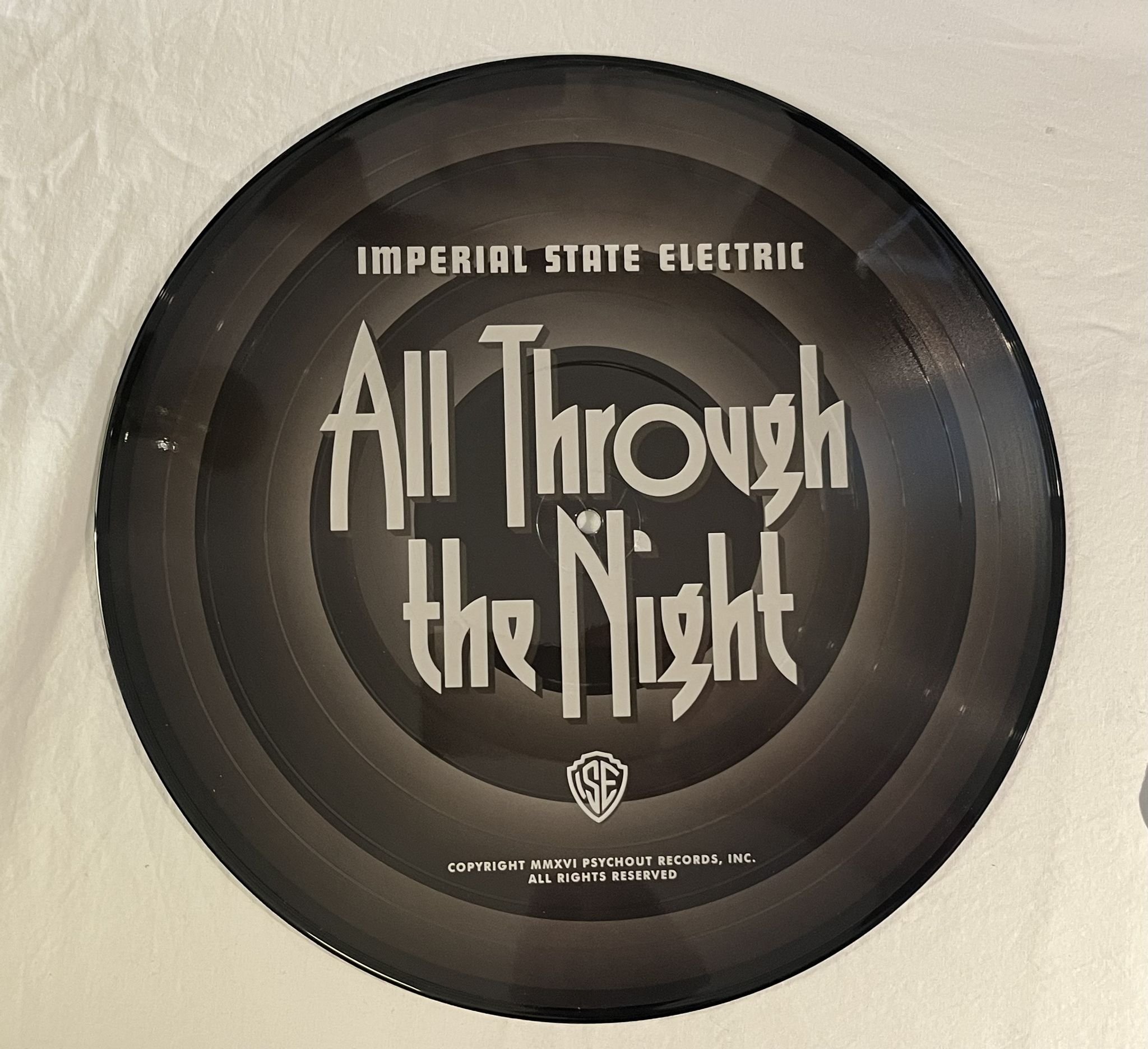 Omslagsbild för skivan Imperial State Electric – All Through The Night LP PICTURE DISC 2016 ** RARE **