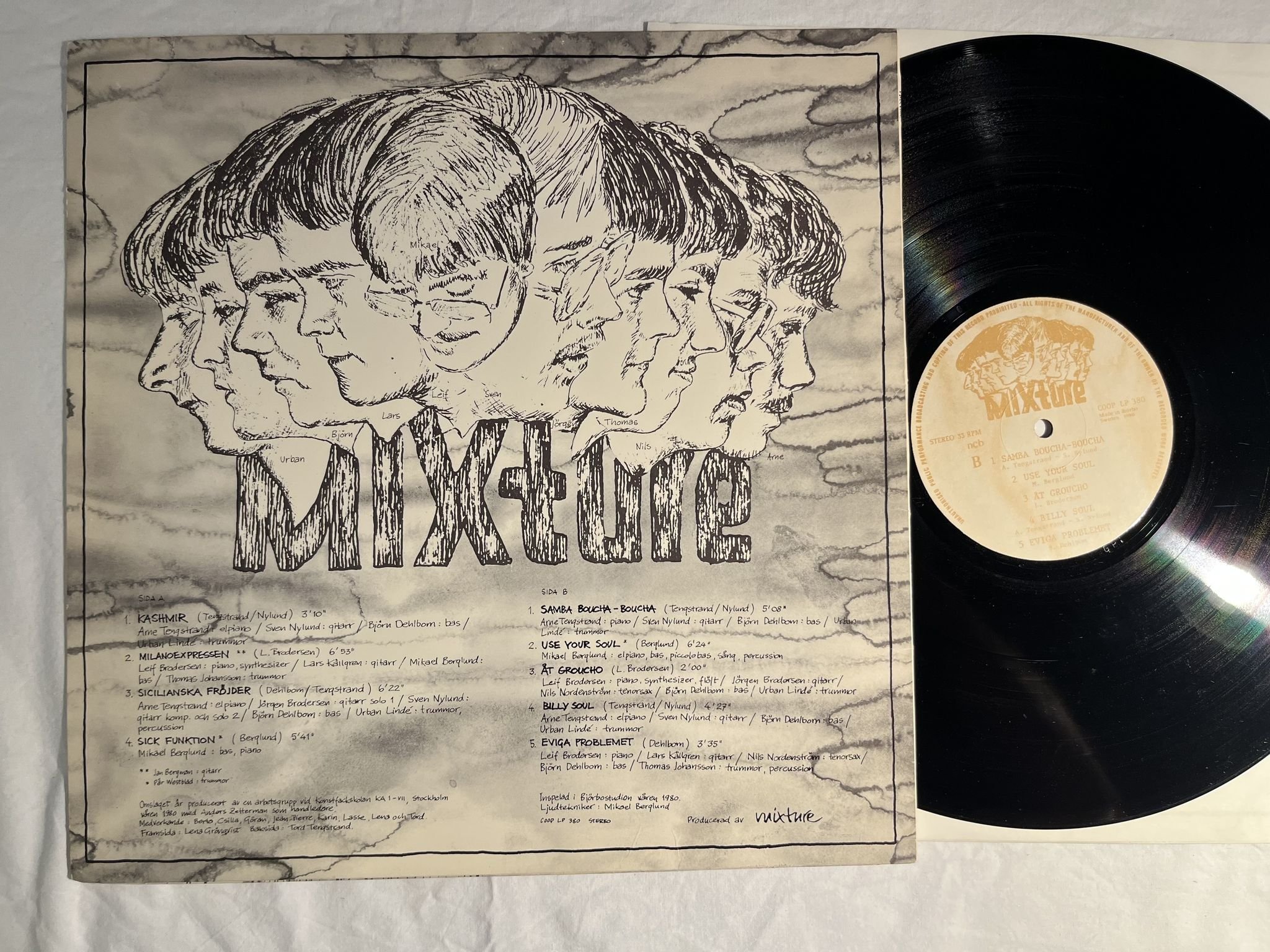 Omslagsbild för skivan MIXTURE s/t LP -80 Coop LP 380 ***Groovy & funky fusion ***