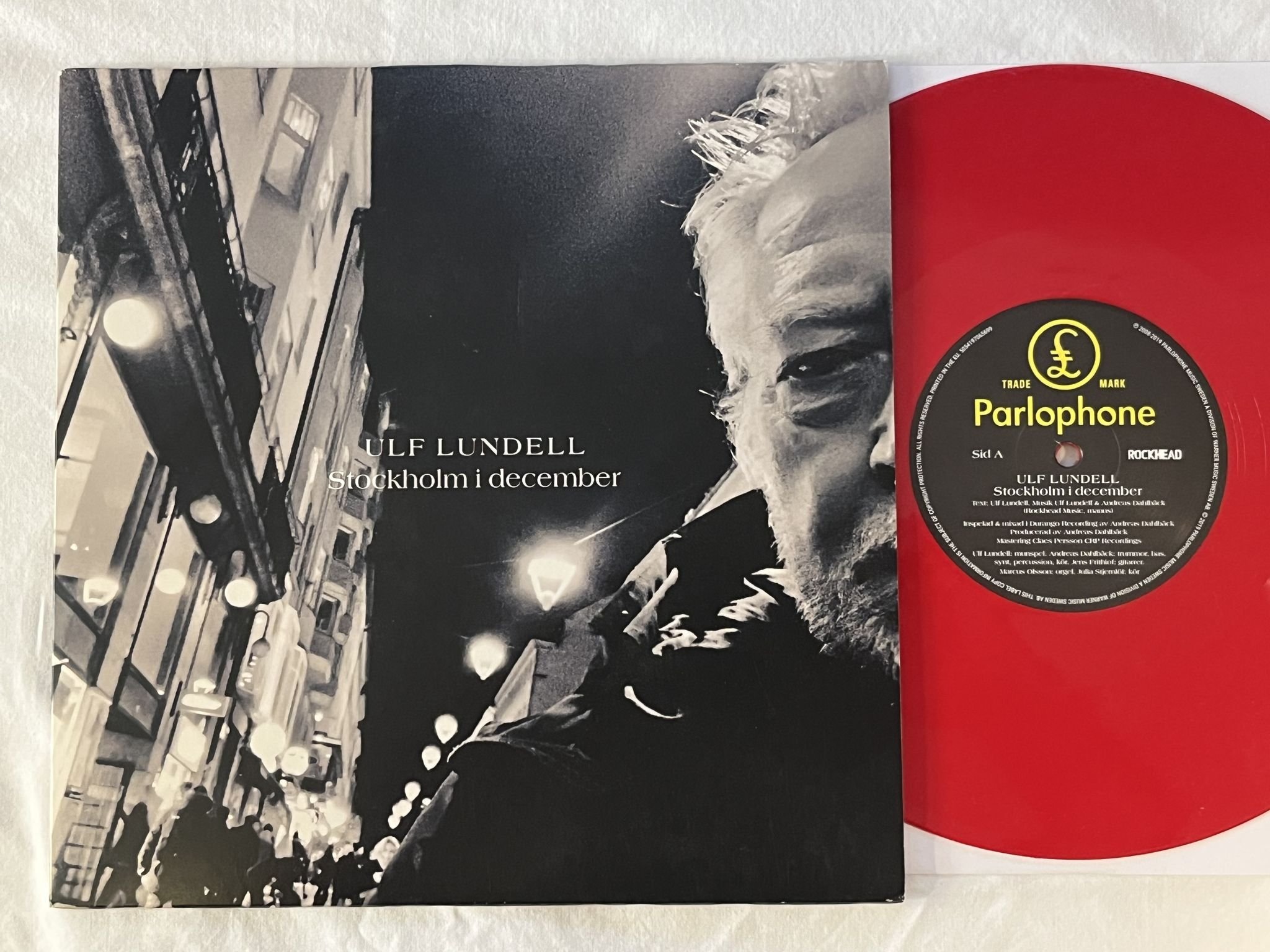 Omslagsbild för skivan ULF LUNDELL en eld ikväll 10" 2019 PARLOPHONE 5054197065699 ** red vinyl **
