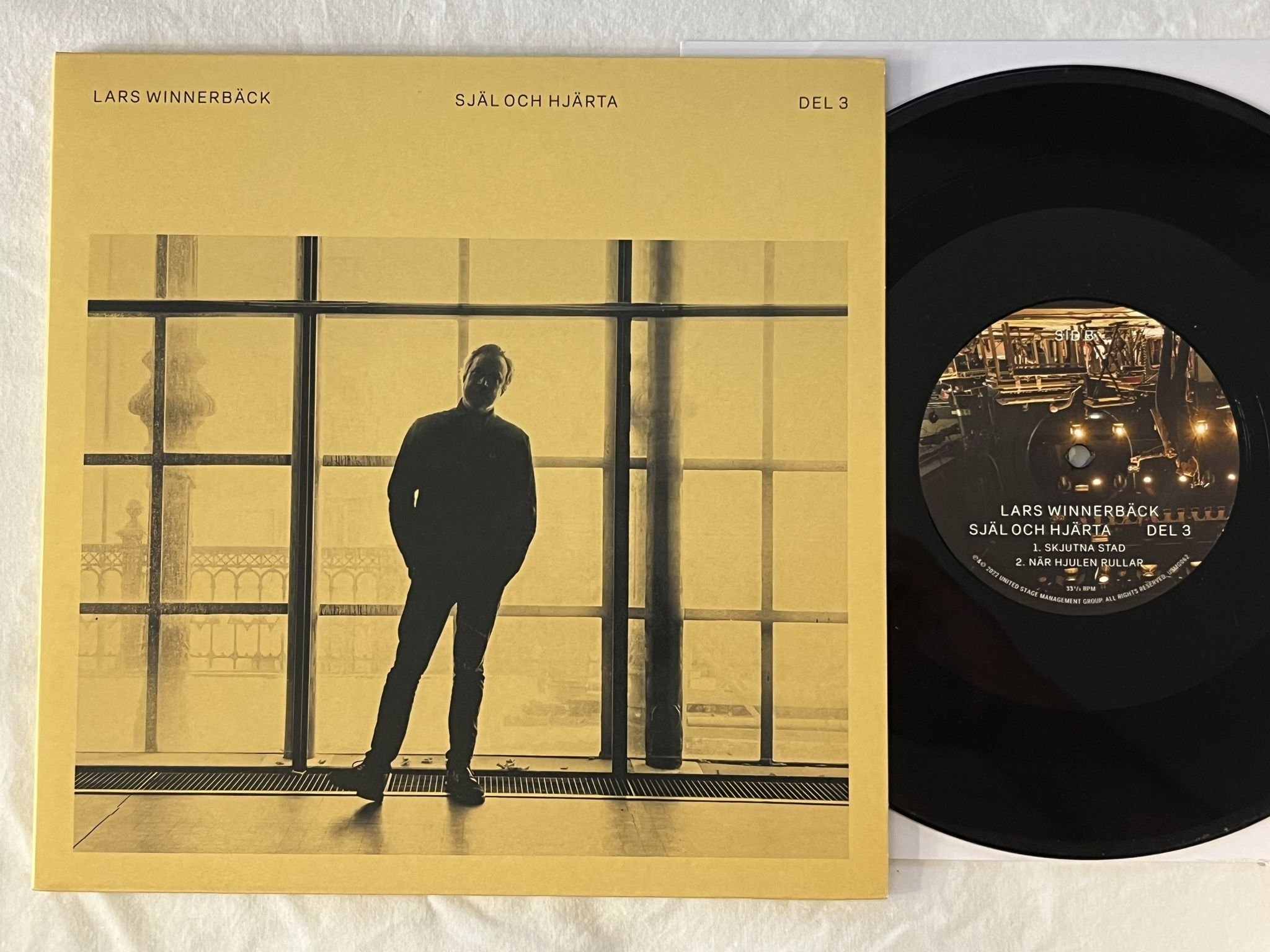 Omslagsbild för skivan LARS WINNERBÄCK Själ Och Hjärta Del 3 10" 2022 Swe UNITED STAGE USMG062