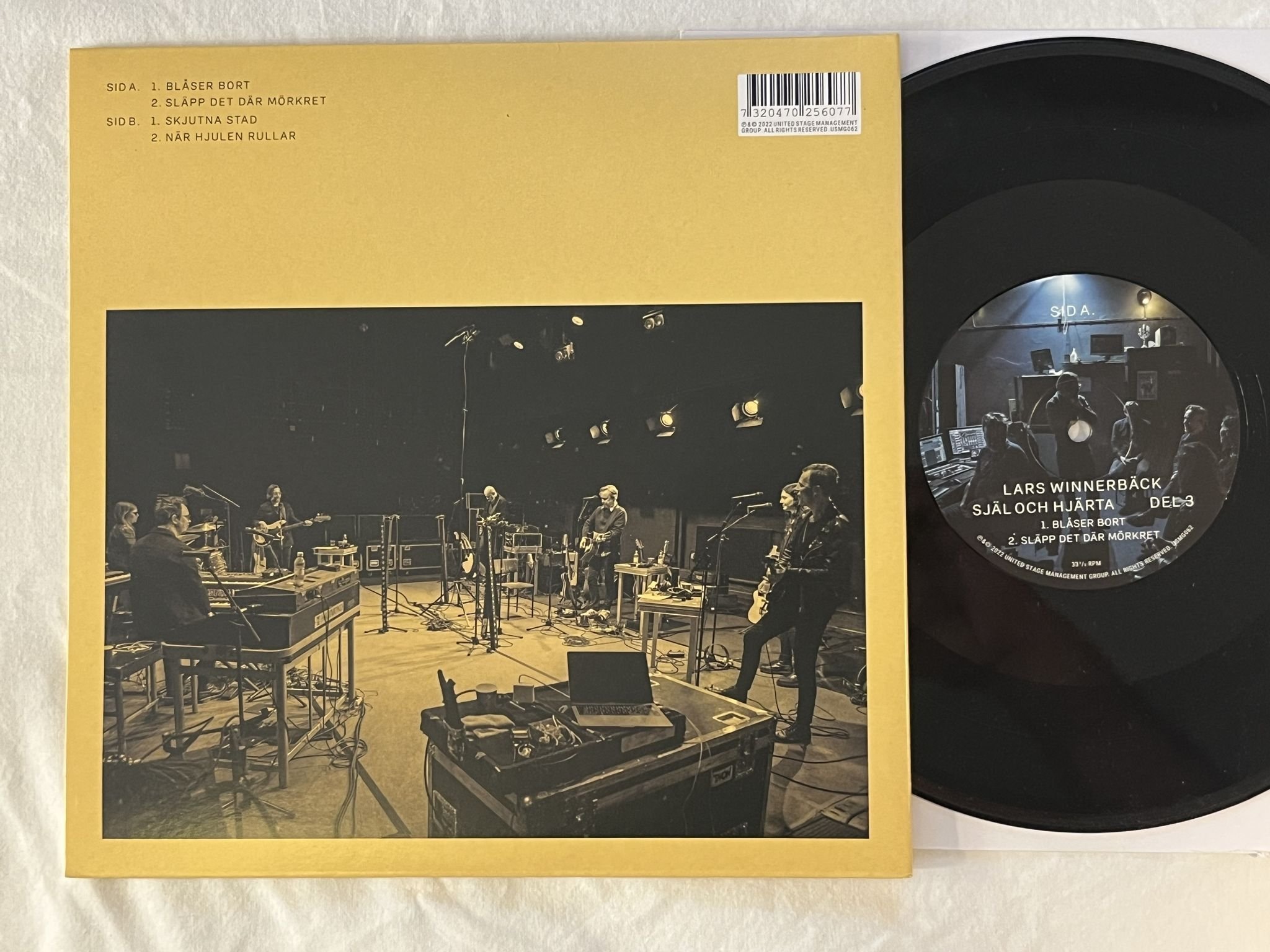 Omslagsbild för skivan LARS WINNERBÄCK Själ Och Hjärta Del 3 10" 2022 Swe UNITED STAGE USMG062