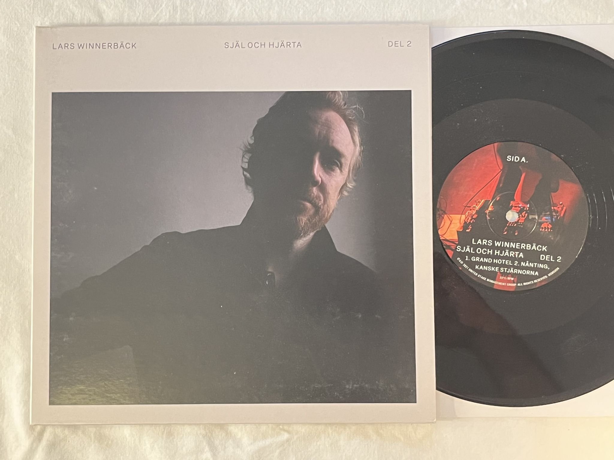 Omslagsbild för skivan LARS WINNERBÄCK Själ Och Hjärta Del 2 10" 2022 Swe UNITED STAGE USMG059