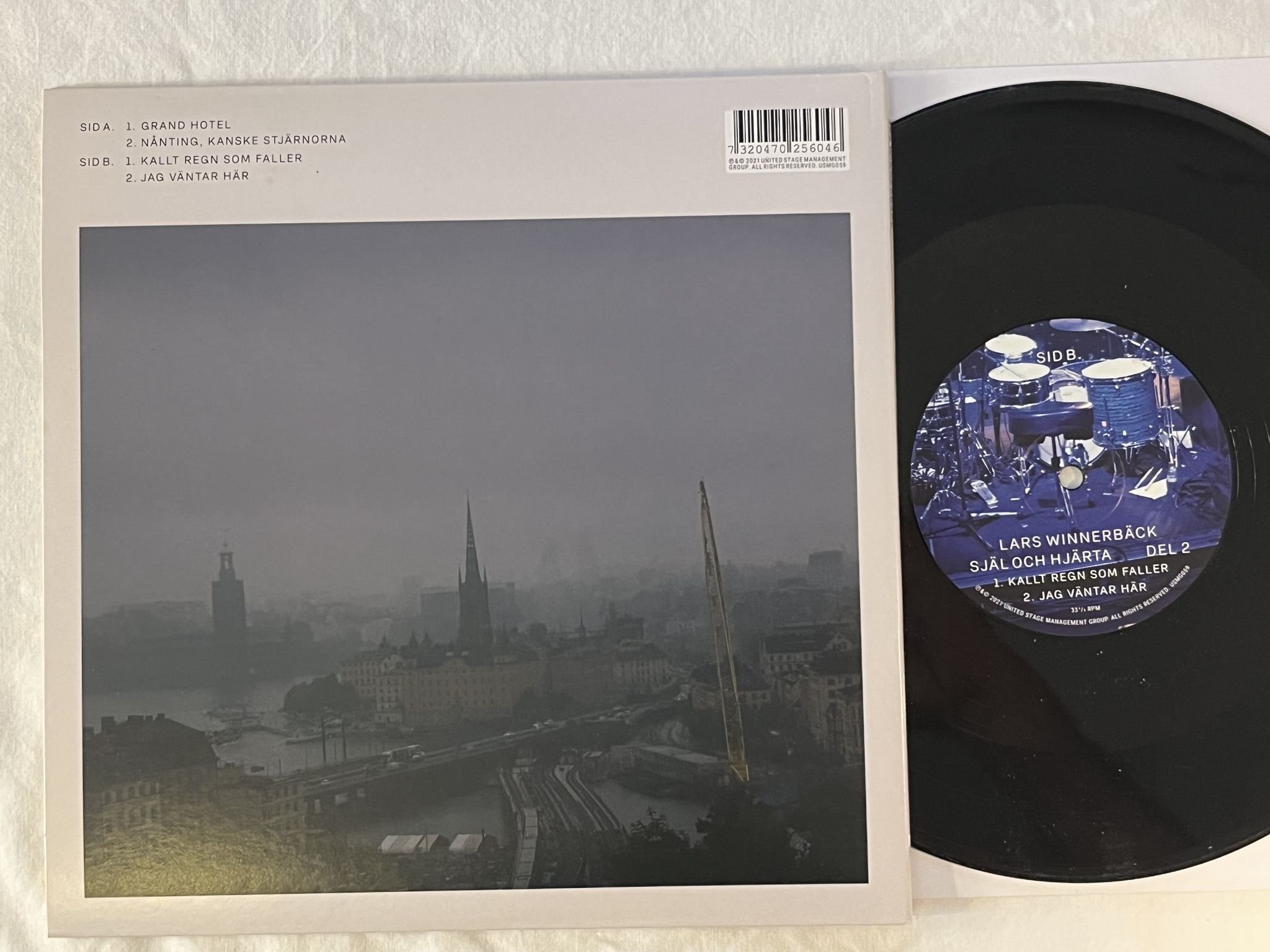 Omslagsbild för skivan LARS WINNERBÄCK Själ Och Hjärta Del 2 10" 2022 Swe UNITED STAGE USMG059