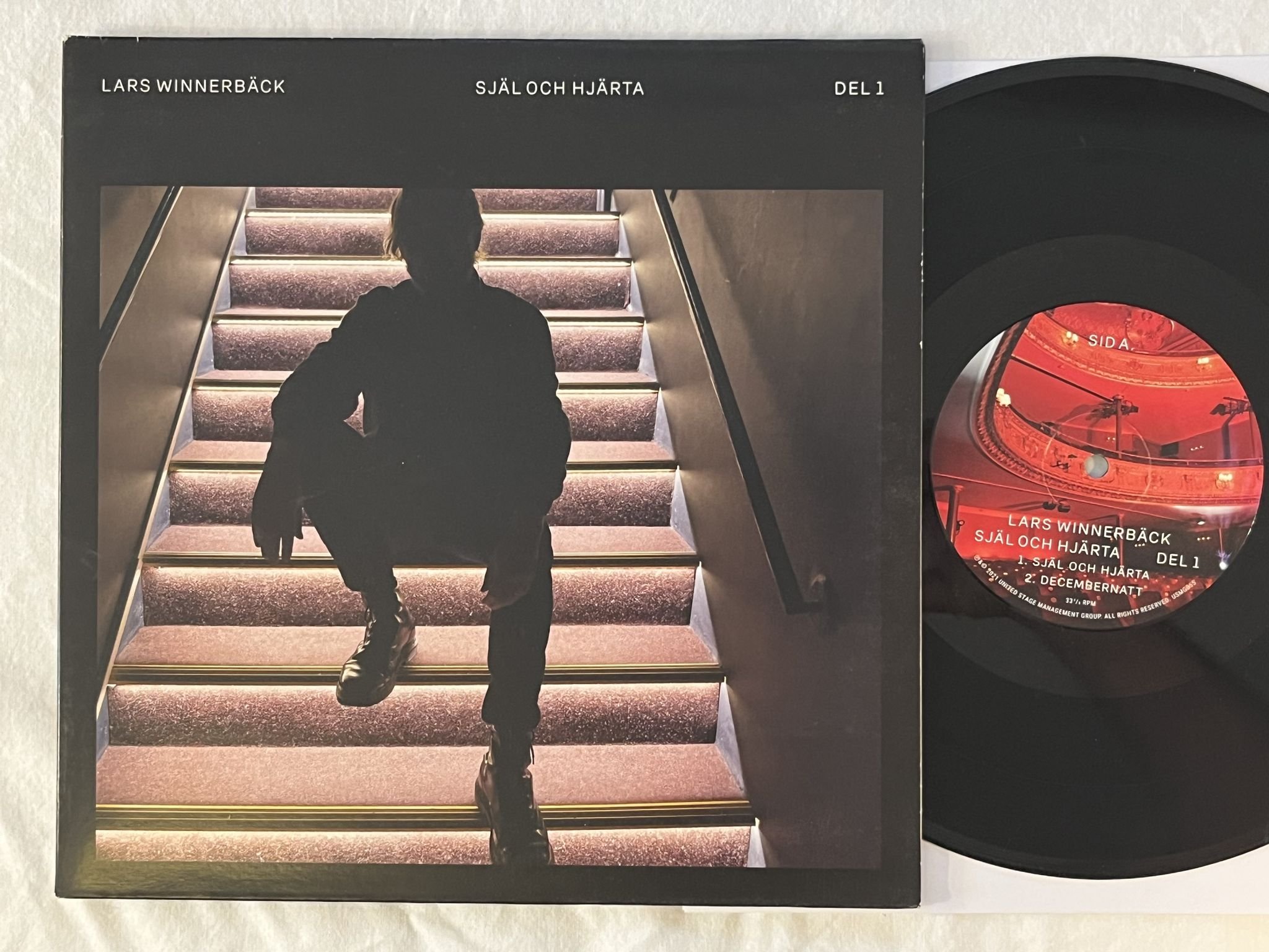 Omslagsbild för skivan LARS WINNERBÄCK Själ Och Hjärta Del 1 10" 2021 Swe UNITED STAGE USMG055