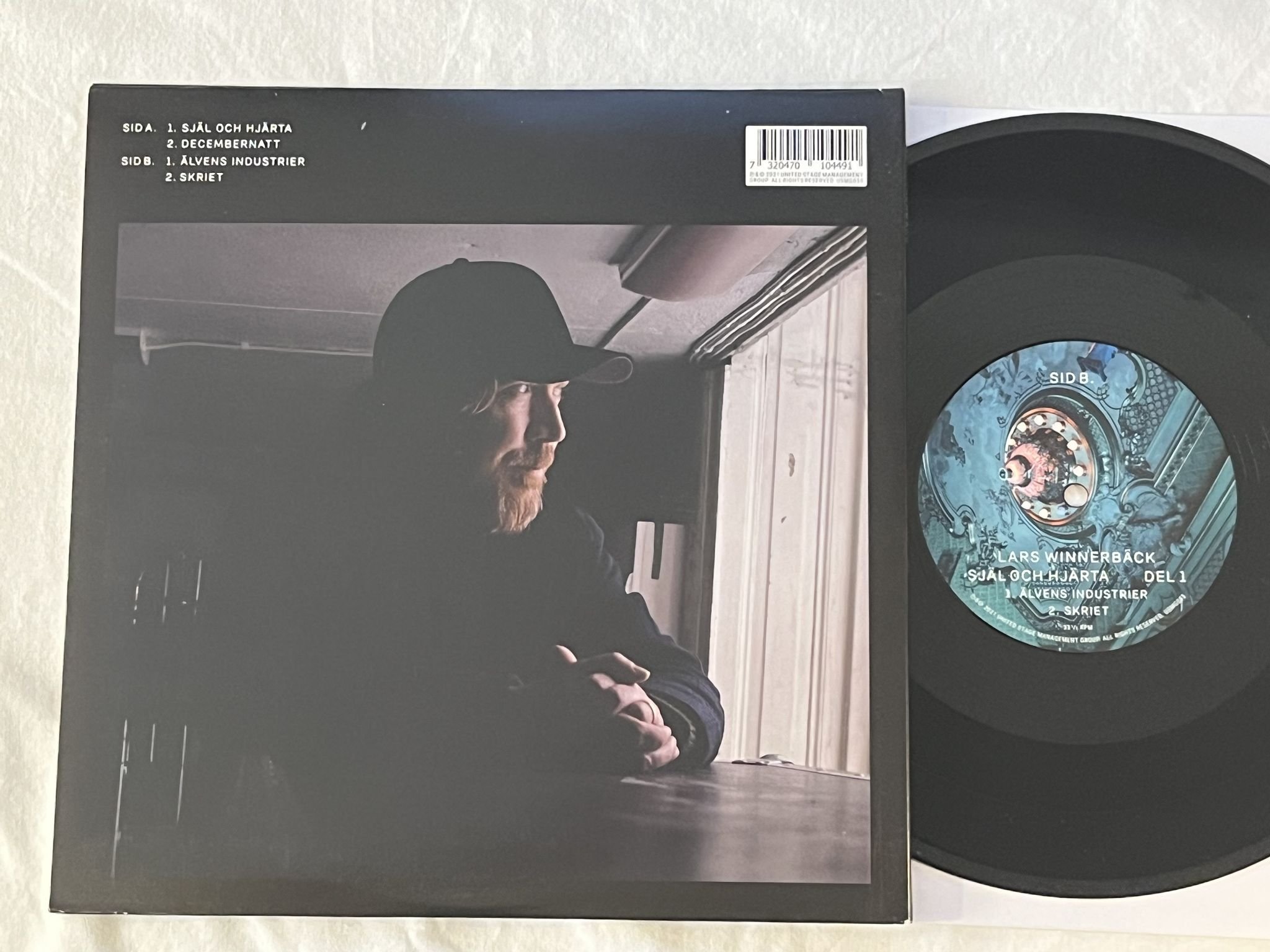 Omslagsbild för skivan LARS WINNERBÄCK Själ Och Hjärta Del 1 10" 2021 Swe UNITED STAGE USMG055