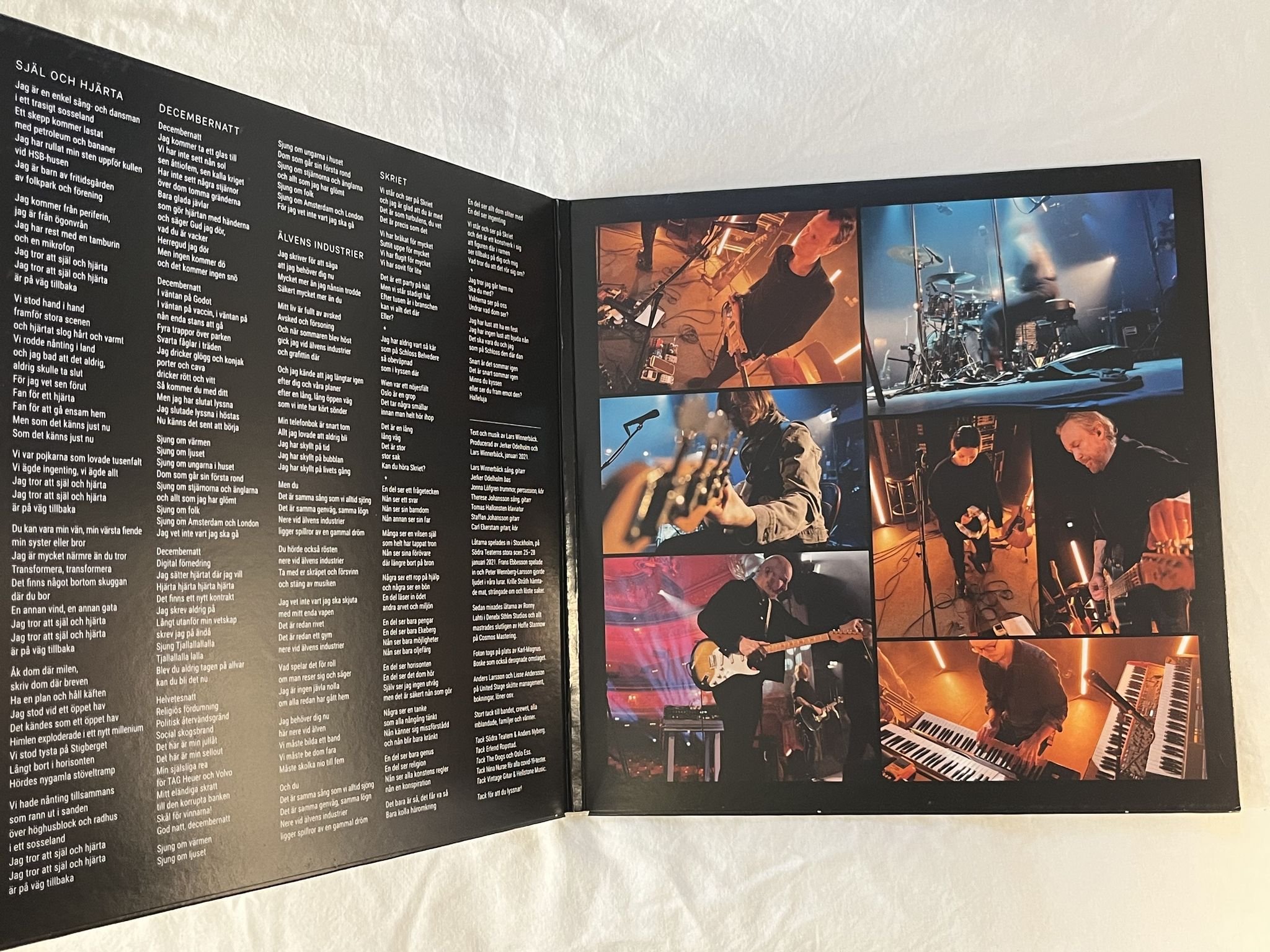 Omslagsbild för skivan LARS WINNERBÄCK Själ Och Hjärta Del 1 10" 2021 Swe UNITED STAGE USMG055