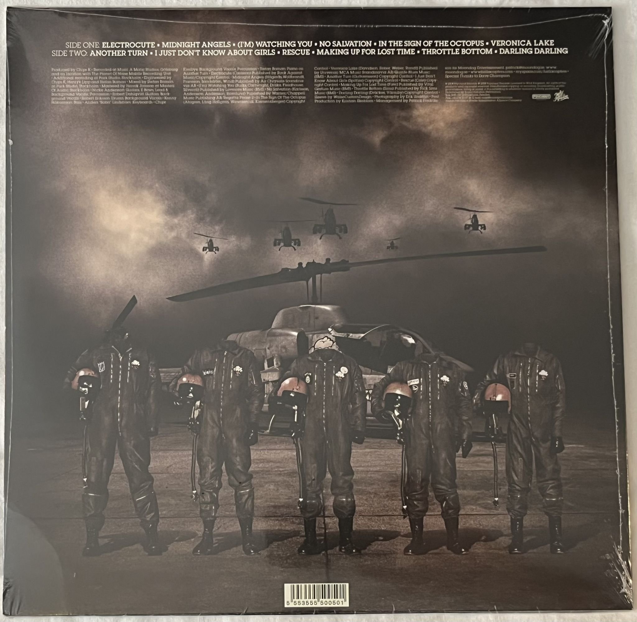 Omslagsbild för skivan THE HELLACOPTERS Head Off LP Wild Kingdom KING050LP ** Sealed **