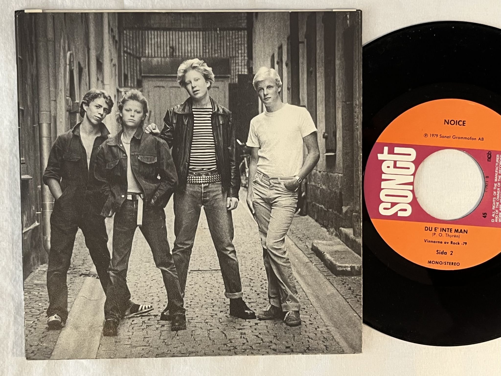 Omslagsbild för skivan NOICE television 7" -79 Swe SONET T-7971