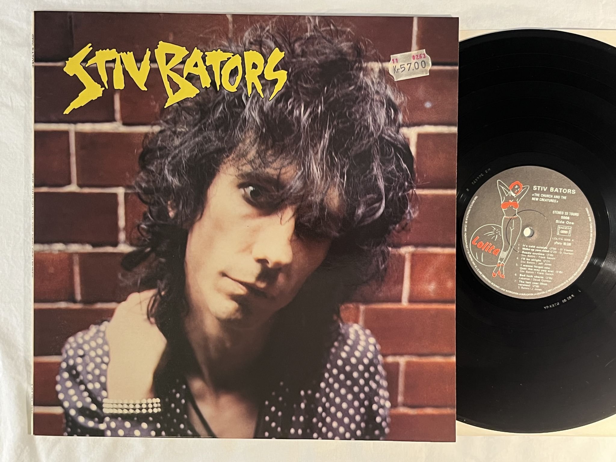 Omslagsbild för skivan STIV BATORS The Lord And The New Creatures LP -83 Fra LOLITA 5006